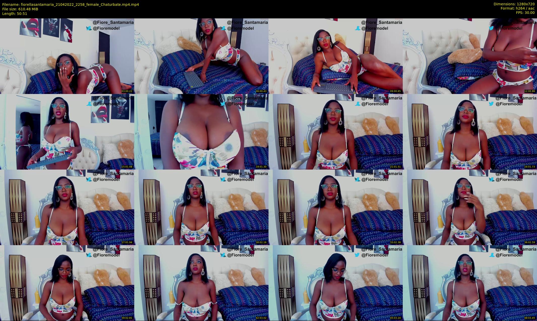 fiorellasantamaria — 51 minute Chaturbate female cam show recording, 720p, Apr 21, 2022