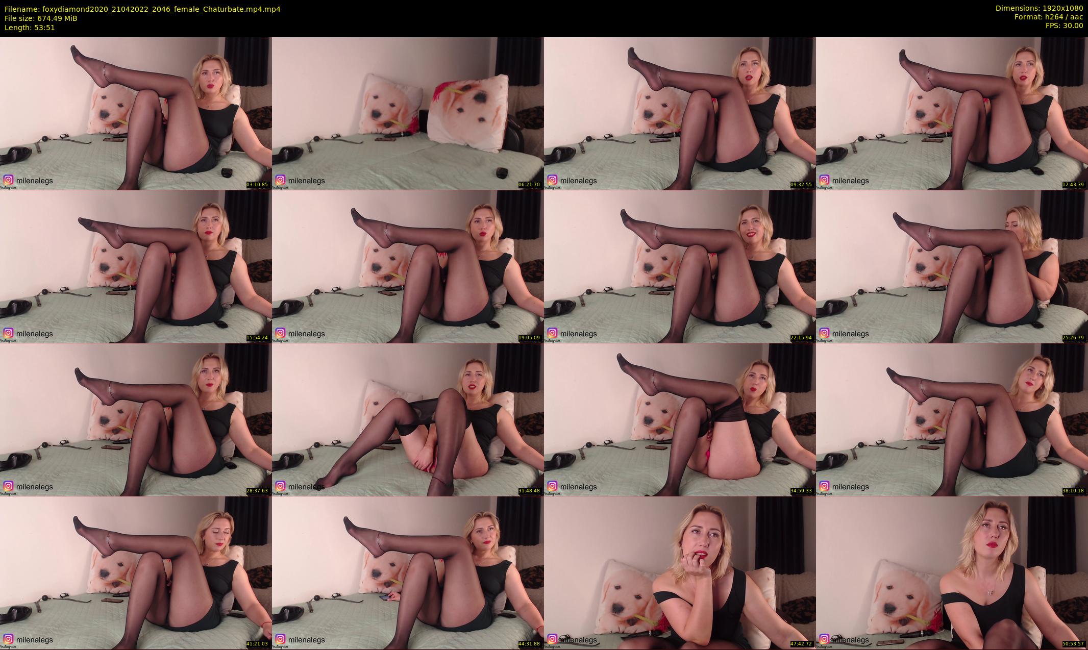 foxydiamond2020 — 54 minute Chaturbate female cam show recording, 1080p, Apr 21, 2022