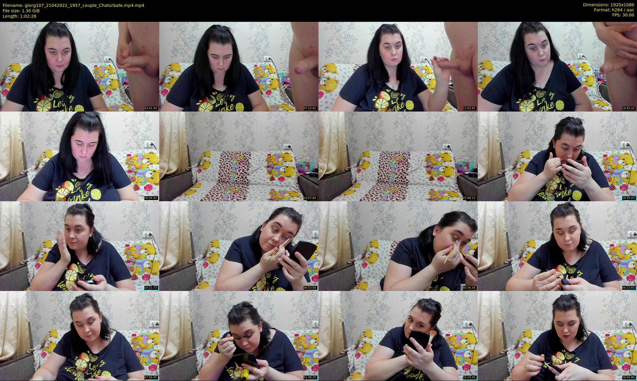 giorg107 — 63 minute Chaturbate couple cam show recording, 1080p, Apr 21, 2022