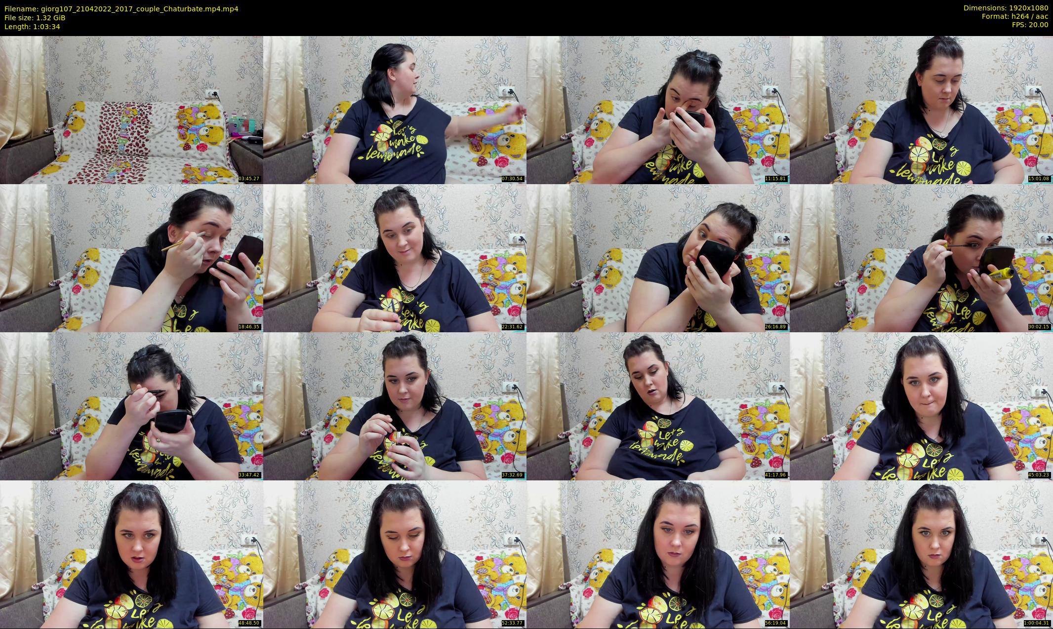 giorg107 — 64 minute Chaturbate couple cam show recording, 1080p, Apr 21, 2022
