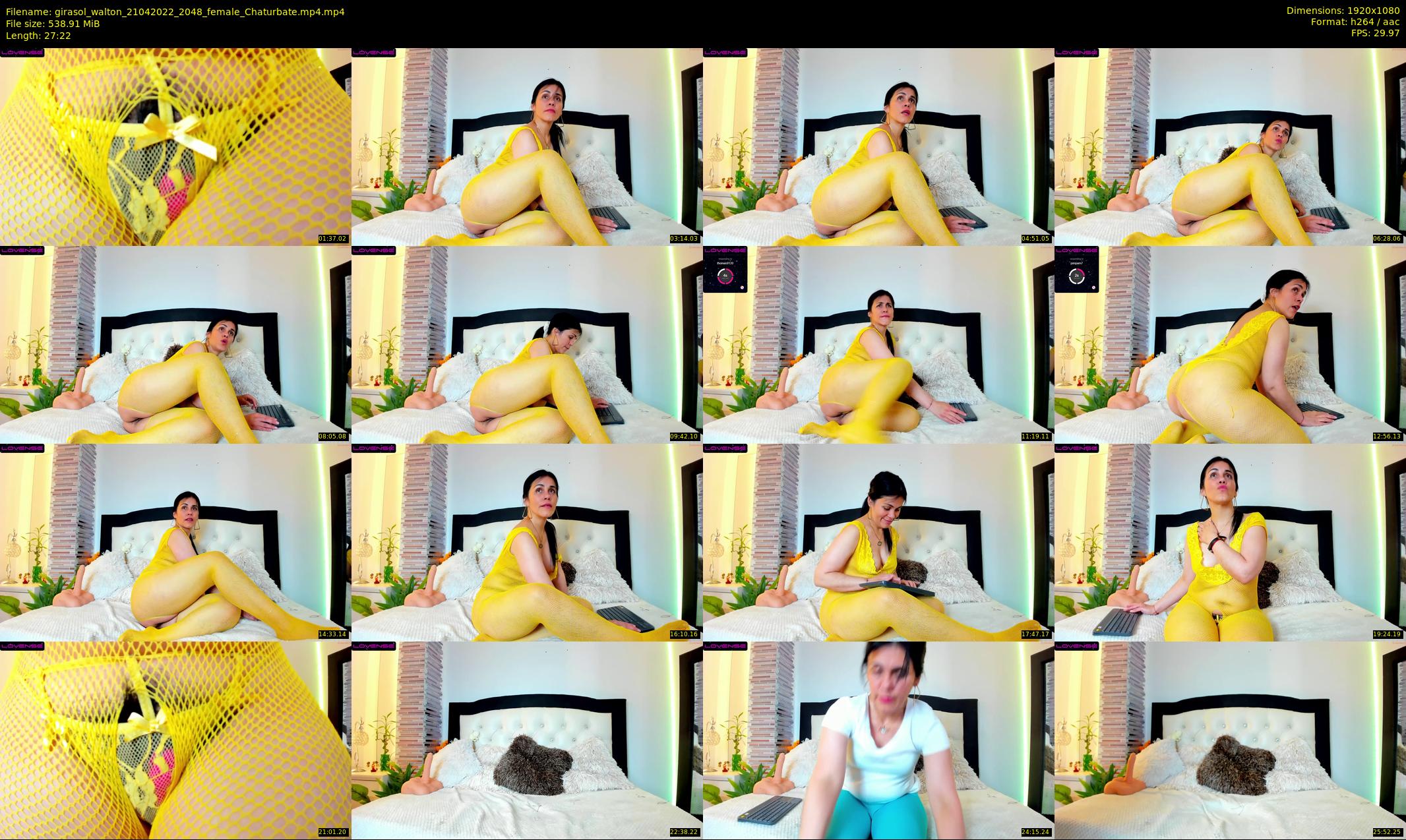 girasol_walton — 28 minute Chaturbate female cam show recording, 1080p, Apr 21, 2022