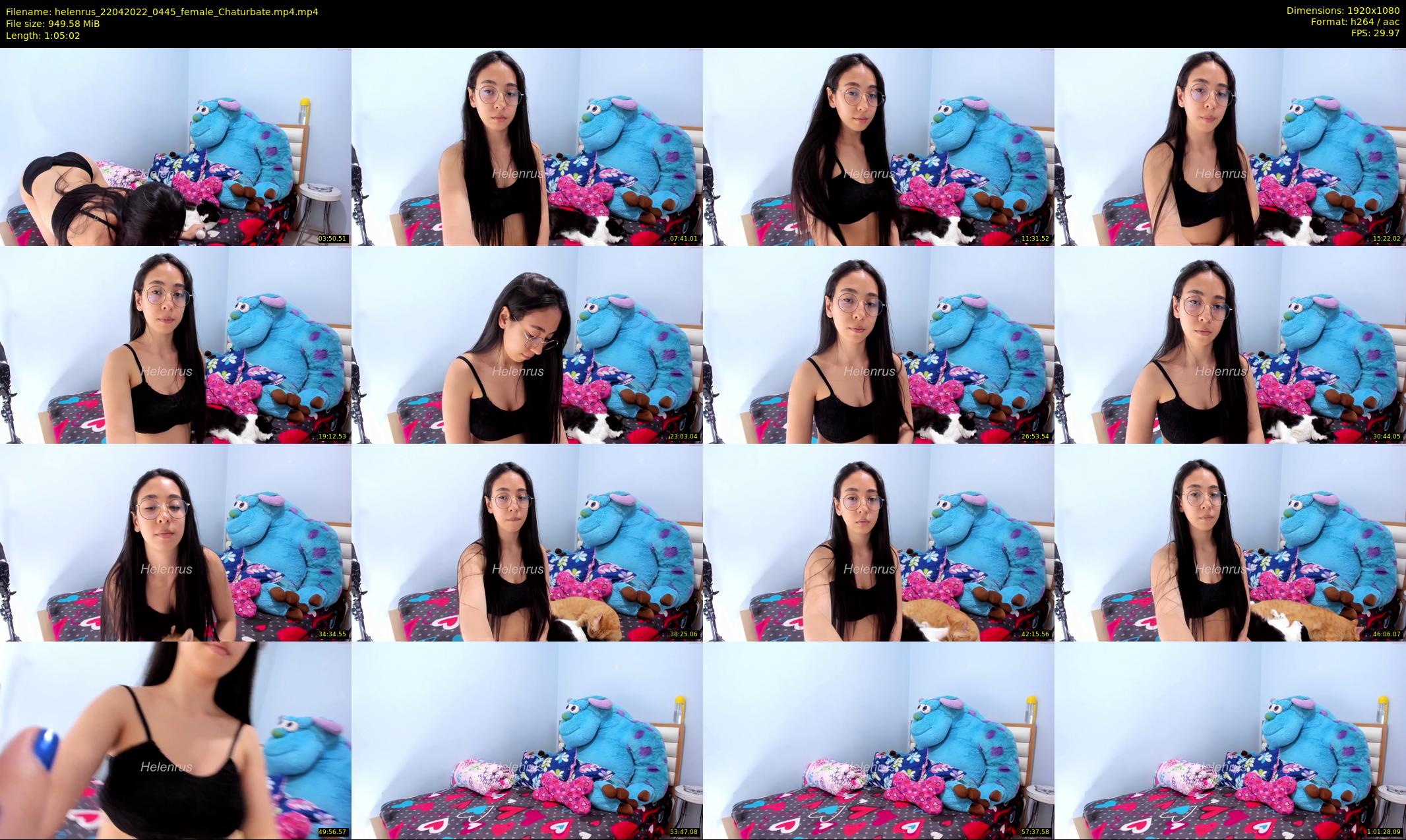 helenrus — 66 minute Chaturbate female cam show recording, 1080p, Apr 22, 2022