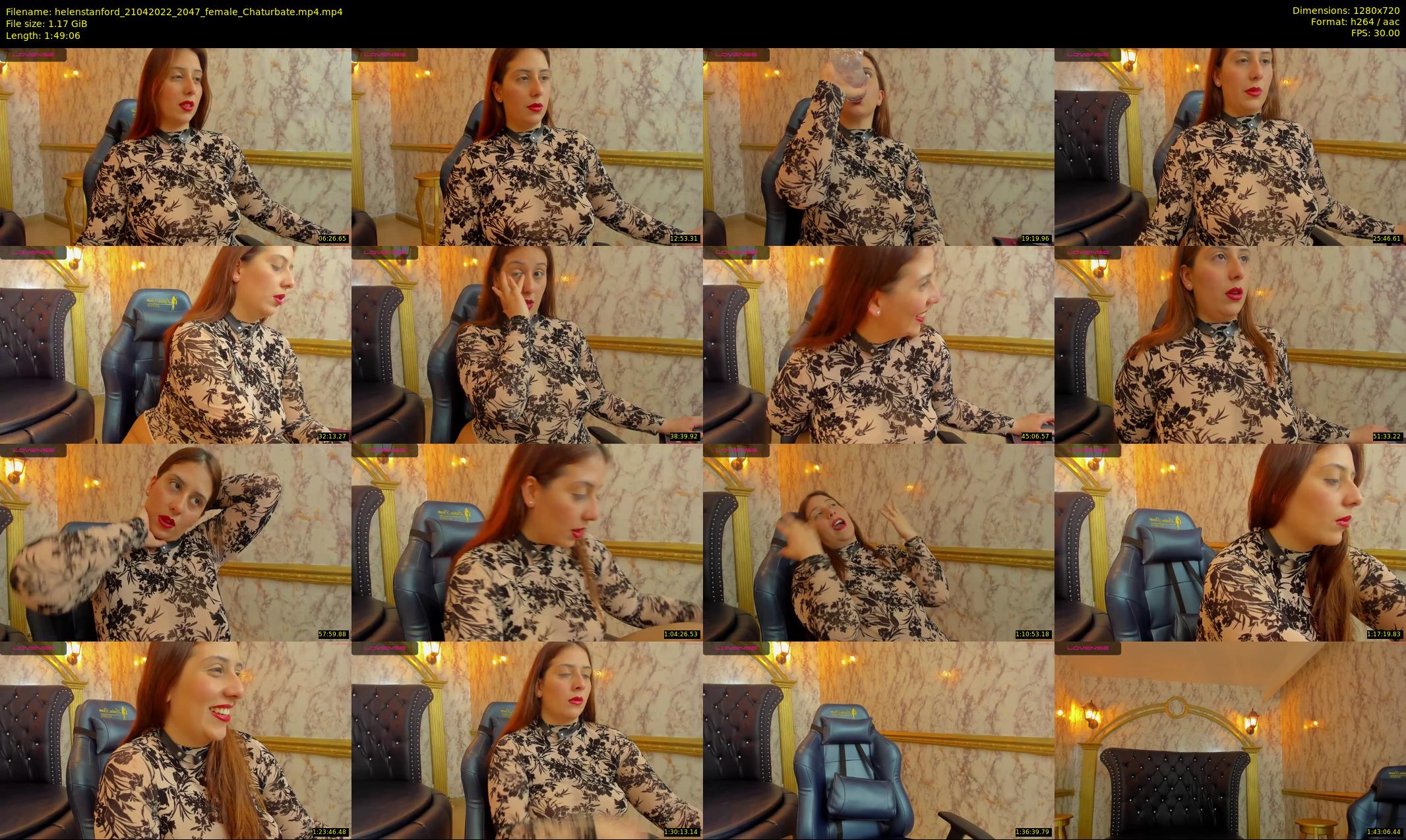 helenstanford — 110 minute Chaturbate female cam show recording, 720p, Apr 21, 2022