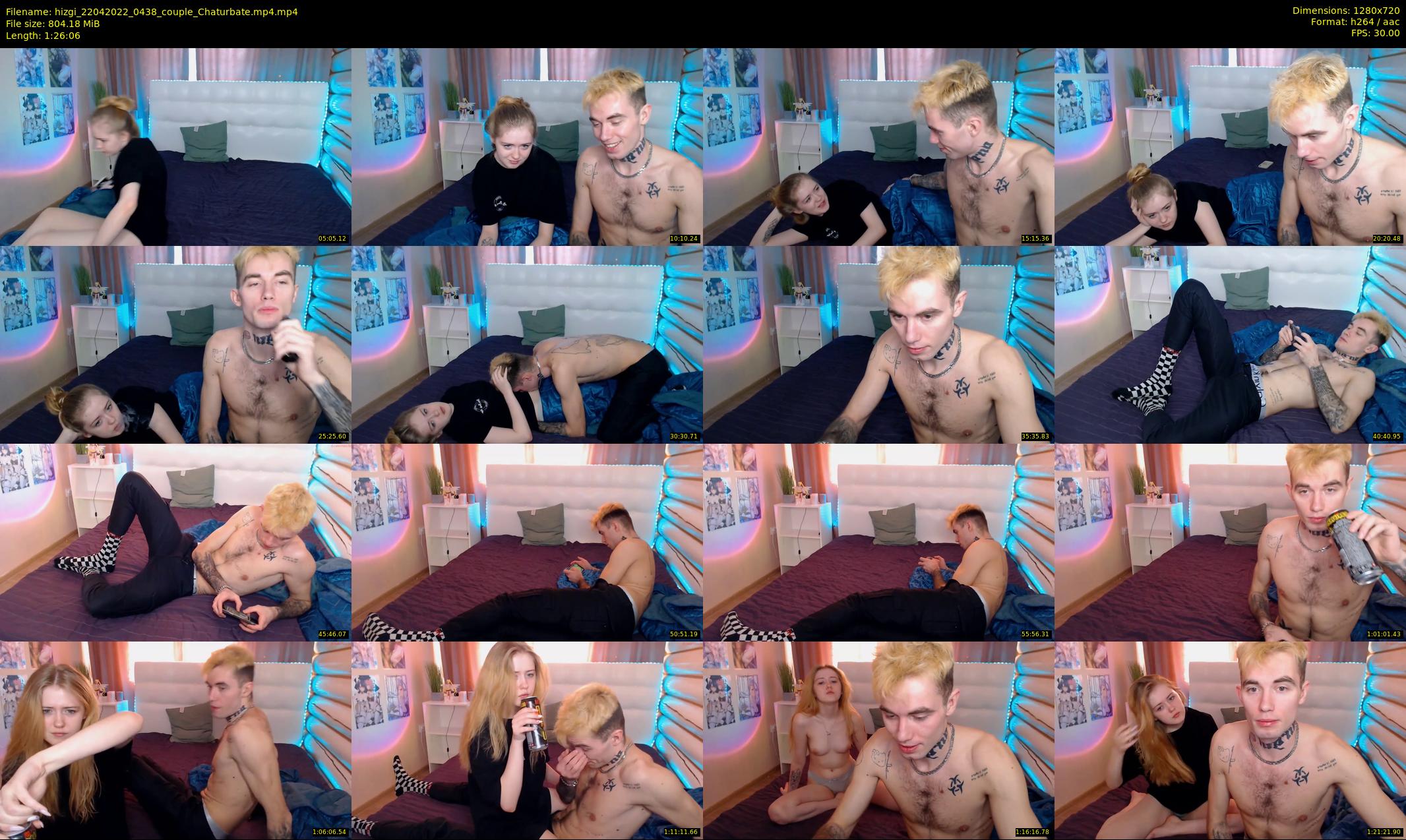 hizgi — 87 minute Chaturbate couple cam show recording, 720p, Apr 22, 2022