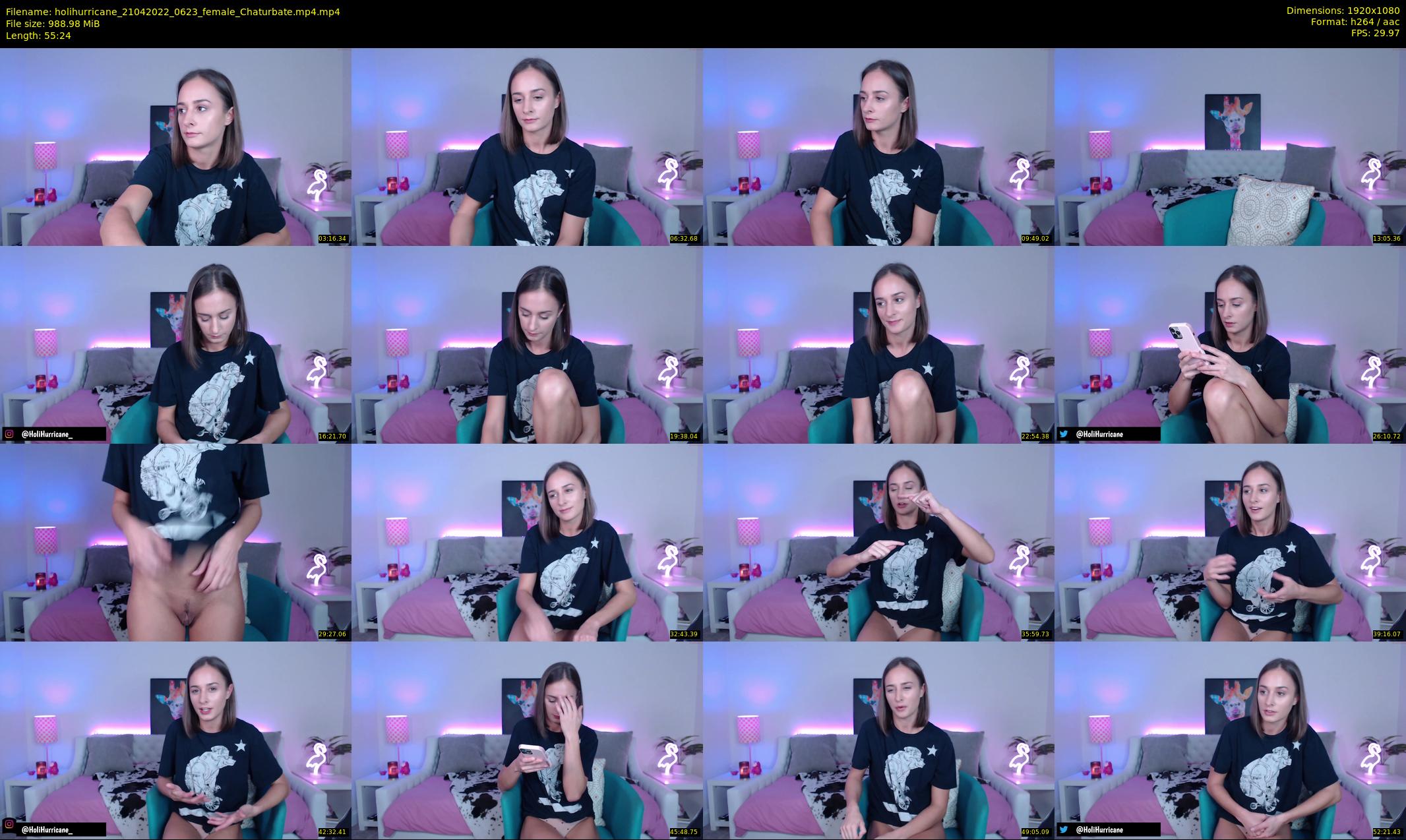 holihurricane — 56 minute Chaturbate female cam show recording, 1080p, Apr 21, 2022
