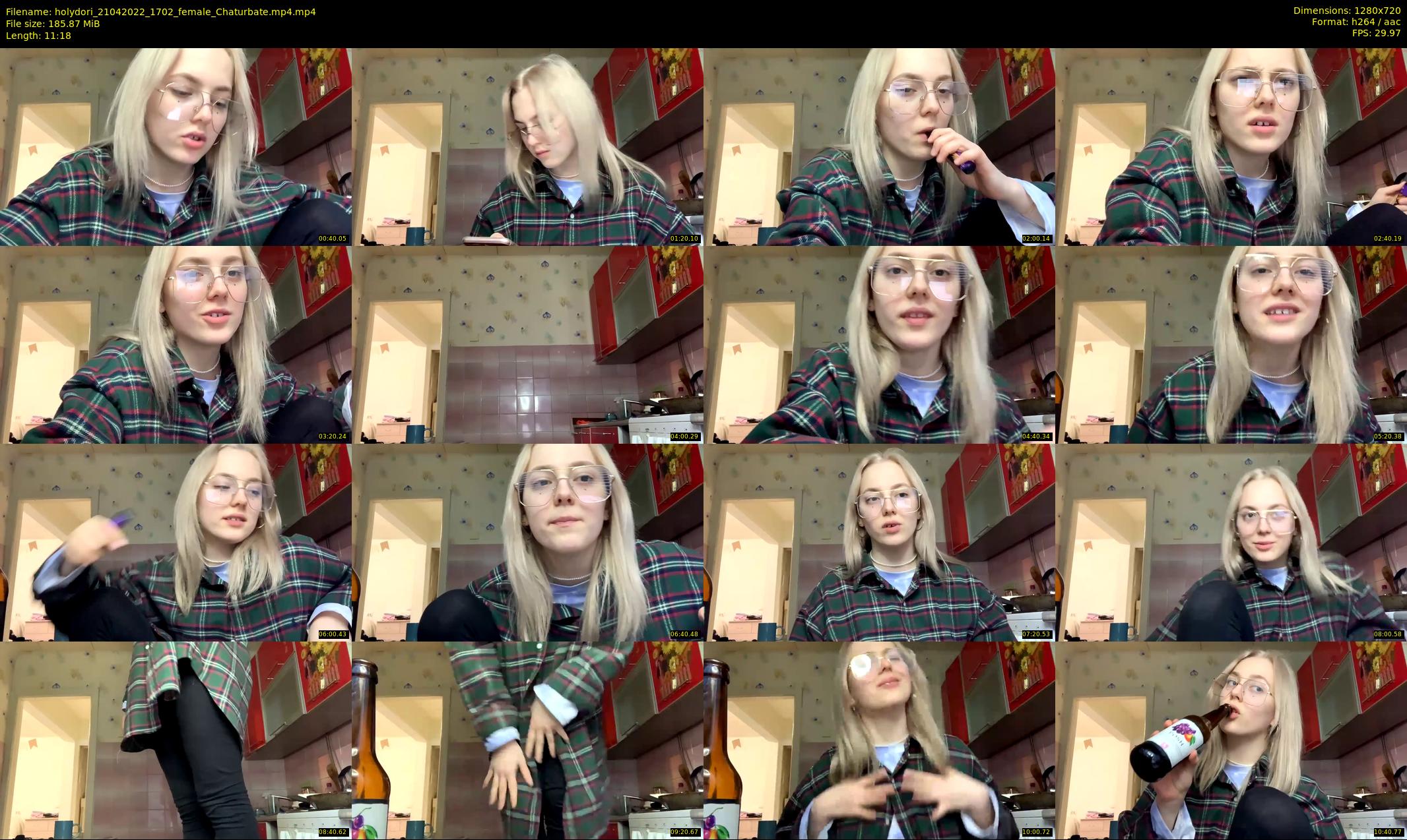 holydori — 12 minute Chaturbate female cam show recording, 720p, Apr 21, 2022