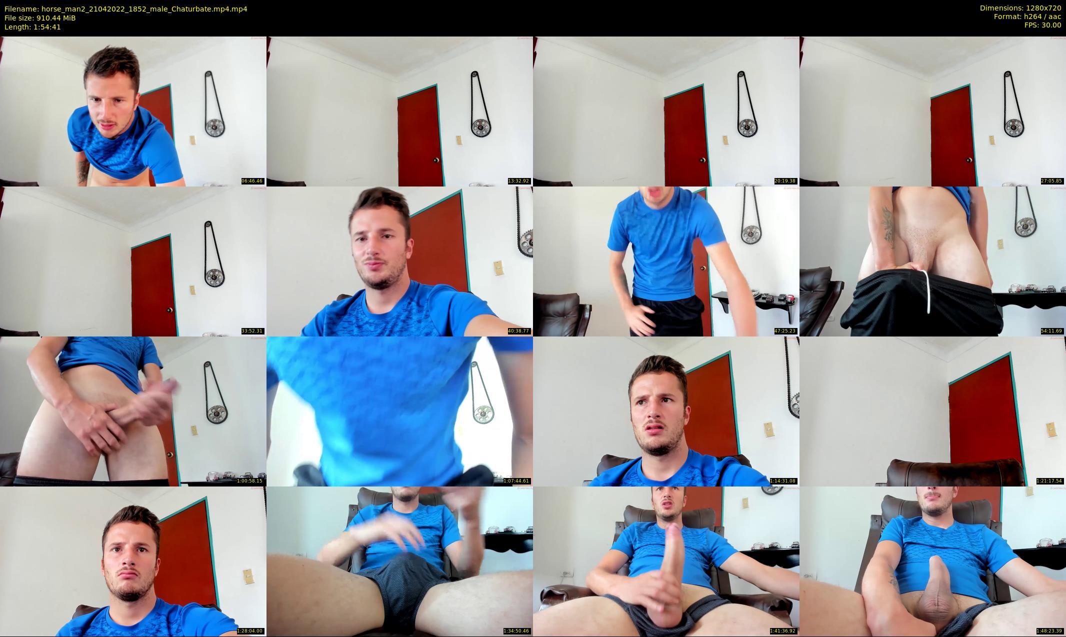 horse_man2 — 115 minute Chaturbate male cam show recording, 720p, Apr 21, 2022