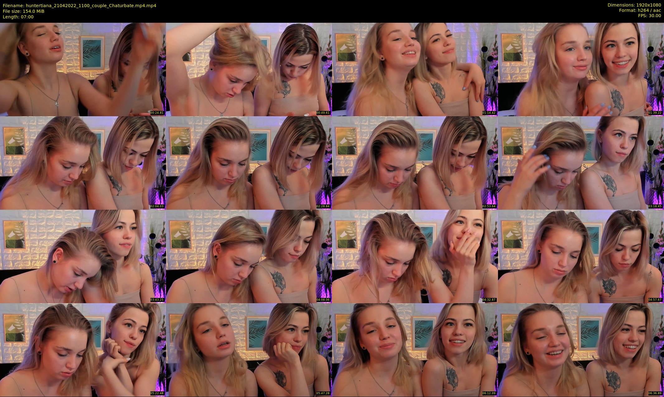 huntertiana — 7 minute Chaturbate female cam show recording, 1080p, Apr 21, 2022