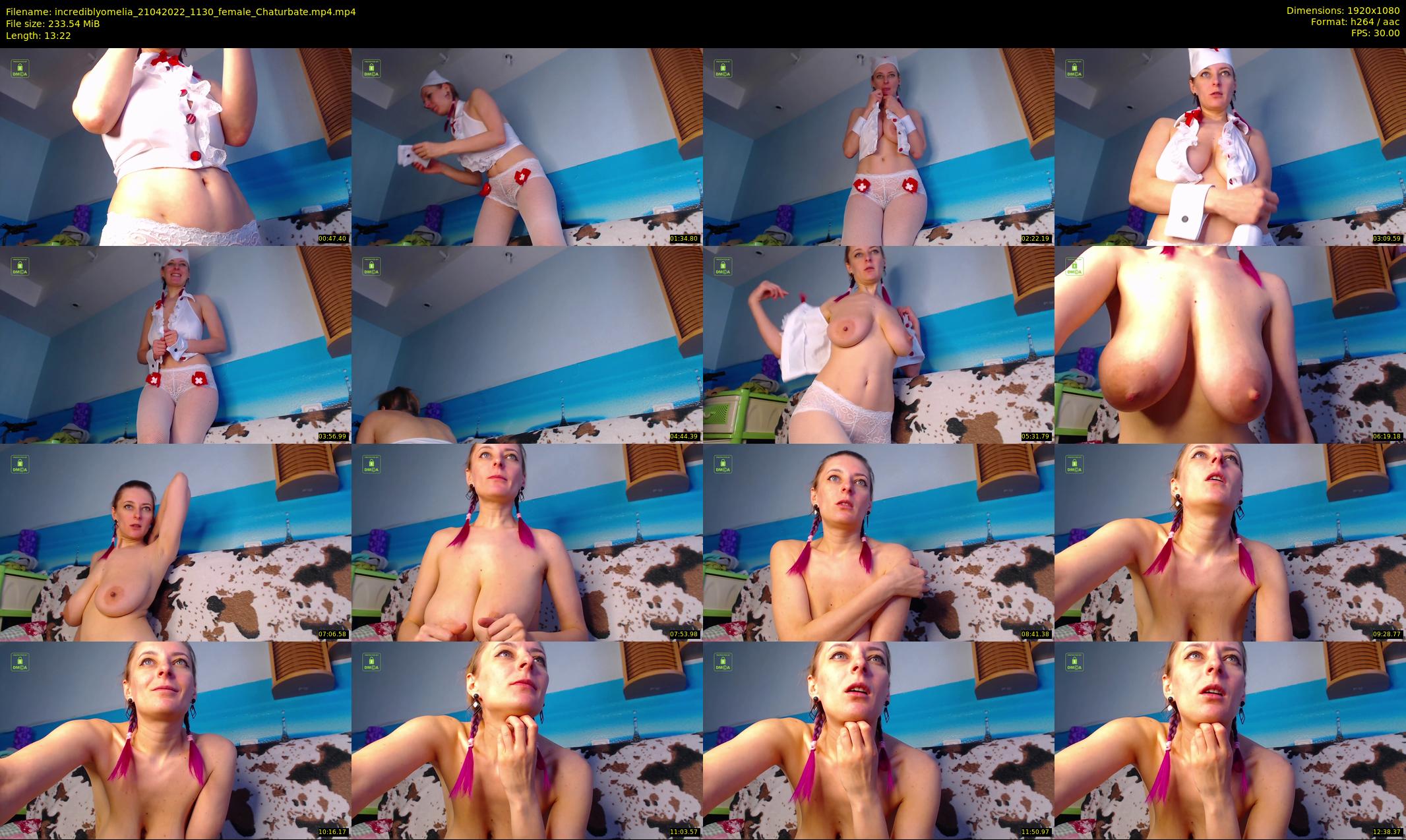 incrediblyomelia — 14 minute Chaturbate female cam show recording, 1080p, Apr 21, 2022