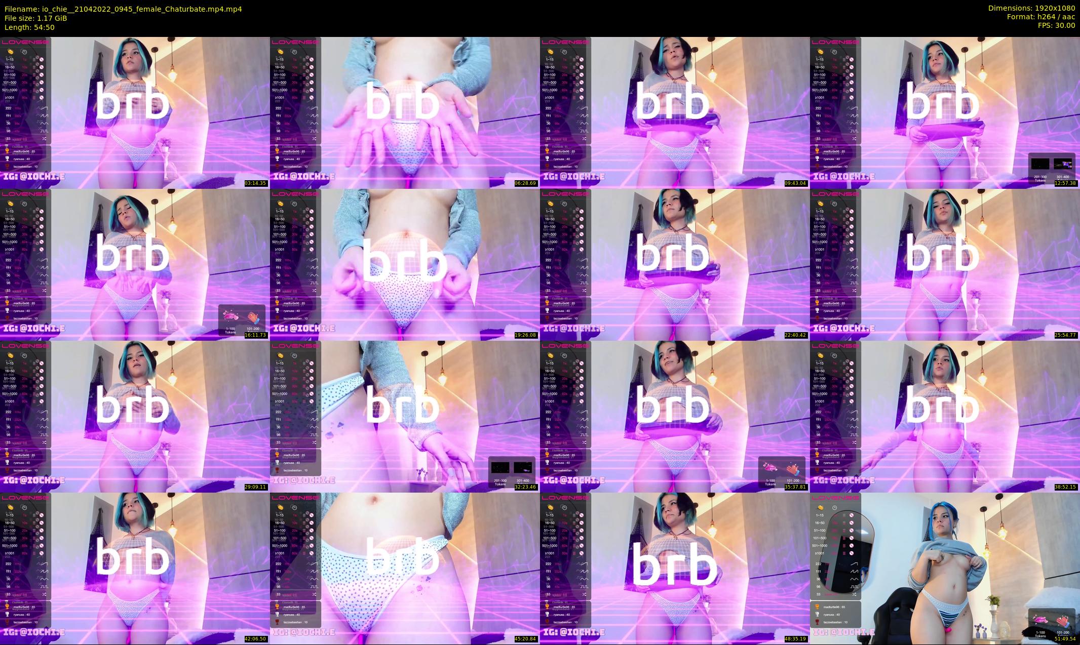 io_chie_ — 55 minute Chaturbate female cam show recording, 1080p, Apr 21, 2022