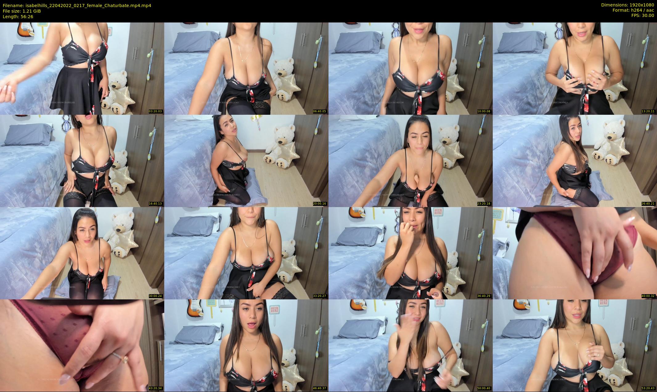 isabelhills — 57 minute Chaturbate female cam show recording, 1080p, Apr 22, 2022