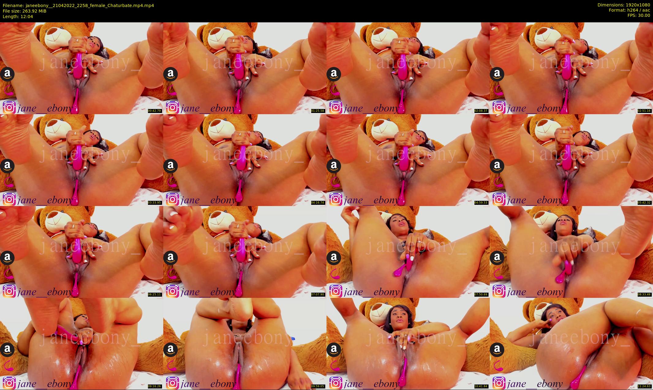 janeebony_ — 13 minute Chaturbate female cam show recording, 1080p, Apr 21, 2022
