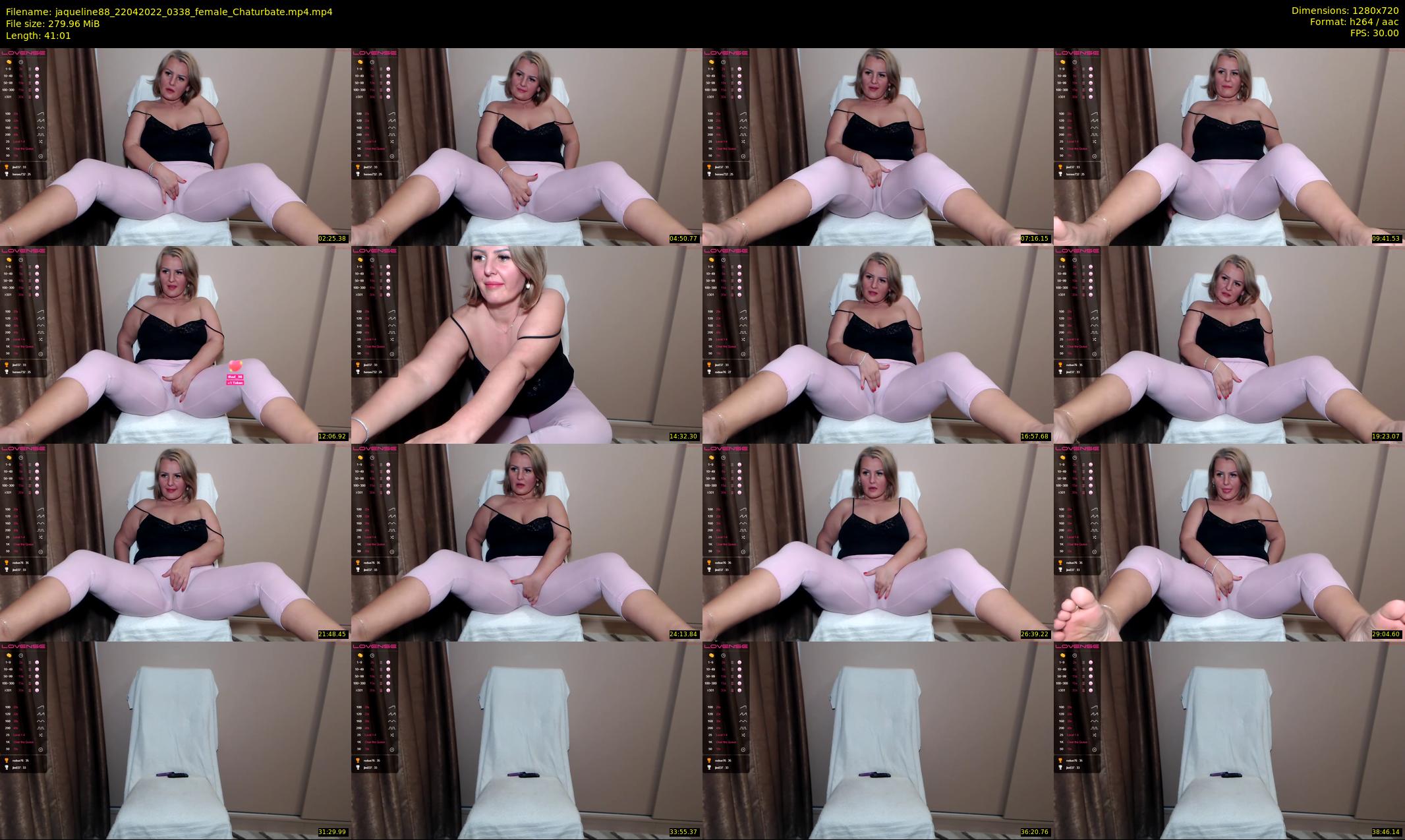 jaqueline88 — 42 minute Chaturbate female cam show recording, 720p, Apr 22, 2022