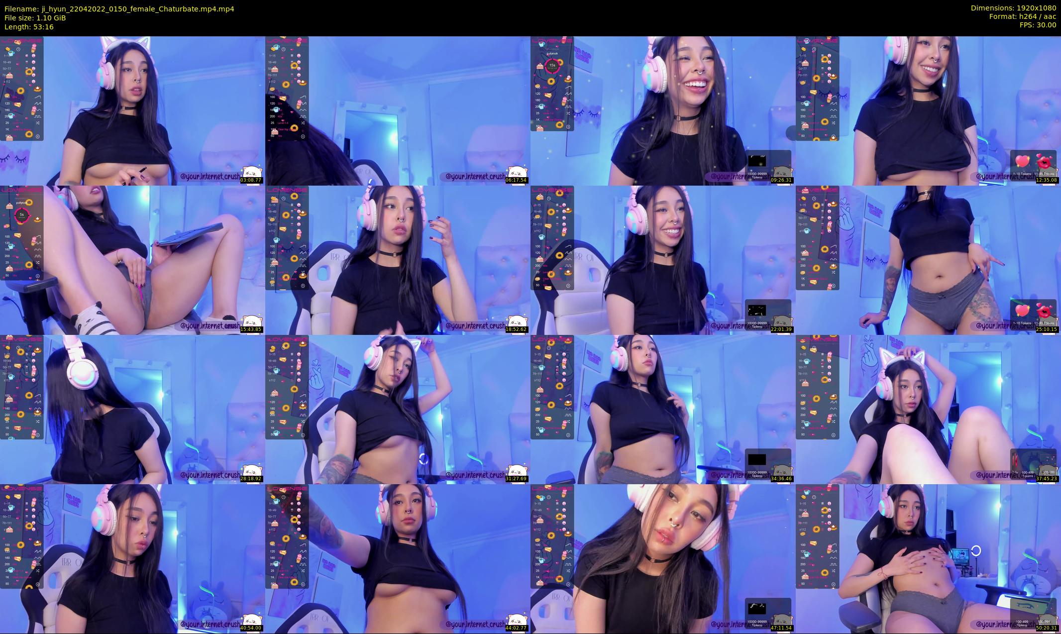 ji_hyun — 54 minute Chaturbate female cam show recording, 1080p, Apr 22, 2022