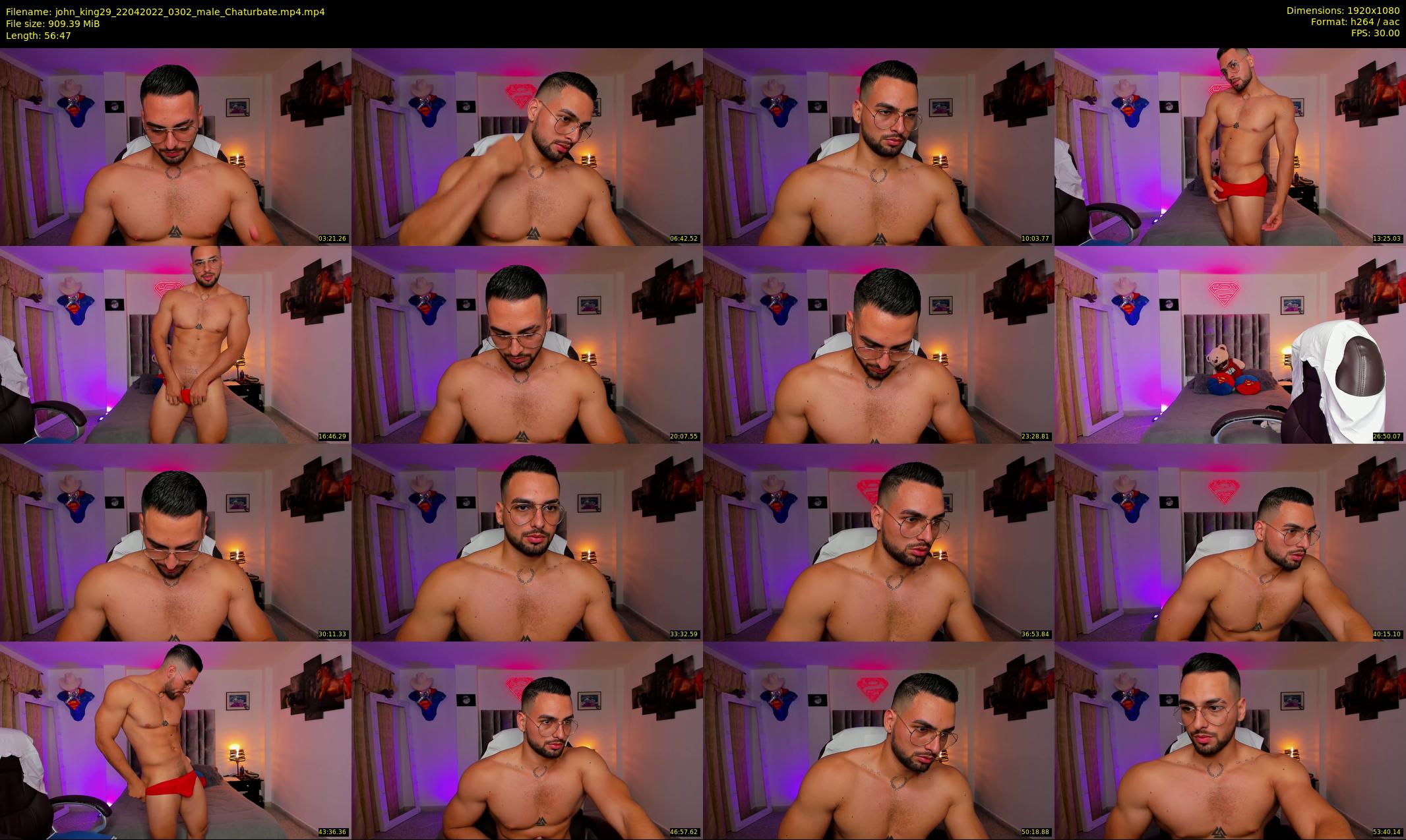 john_king29 — 57 minute Chaturbate male cam show recording, 1080p, Apr 22, 2022