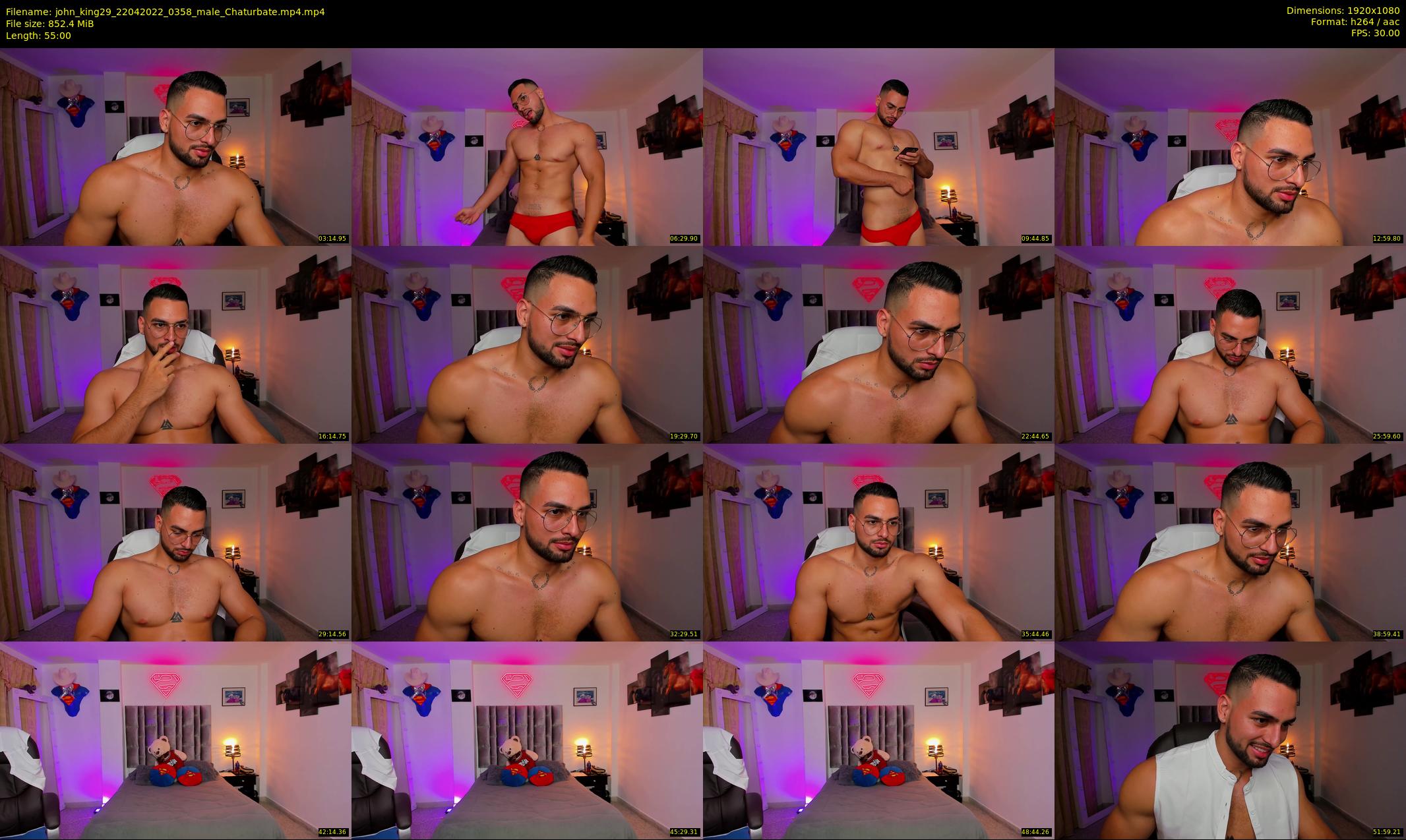john_king29 — 55 minute Chaturbate male cam show recording, 1080p, Apr 22, 2022