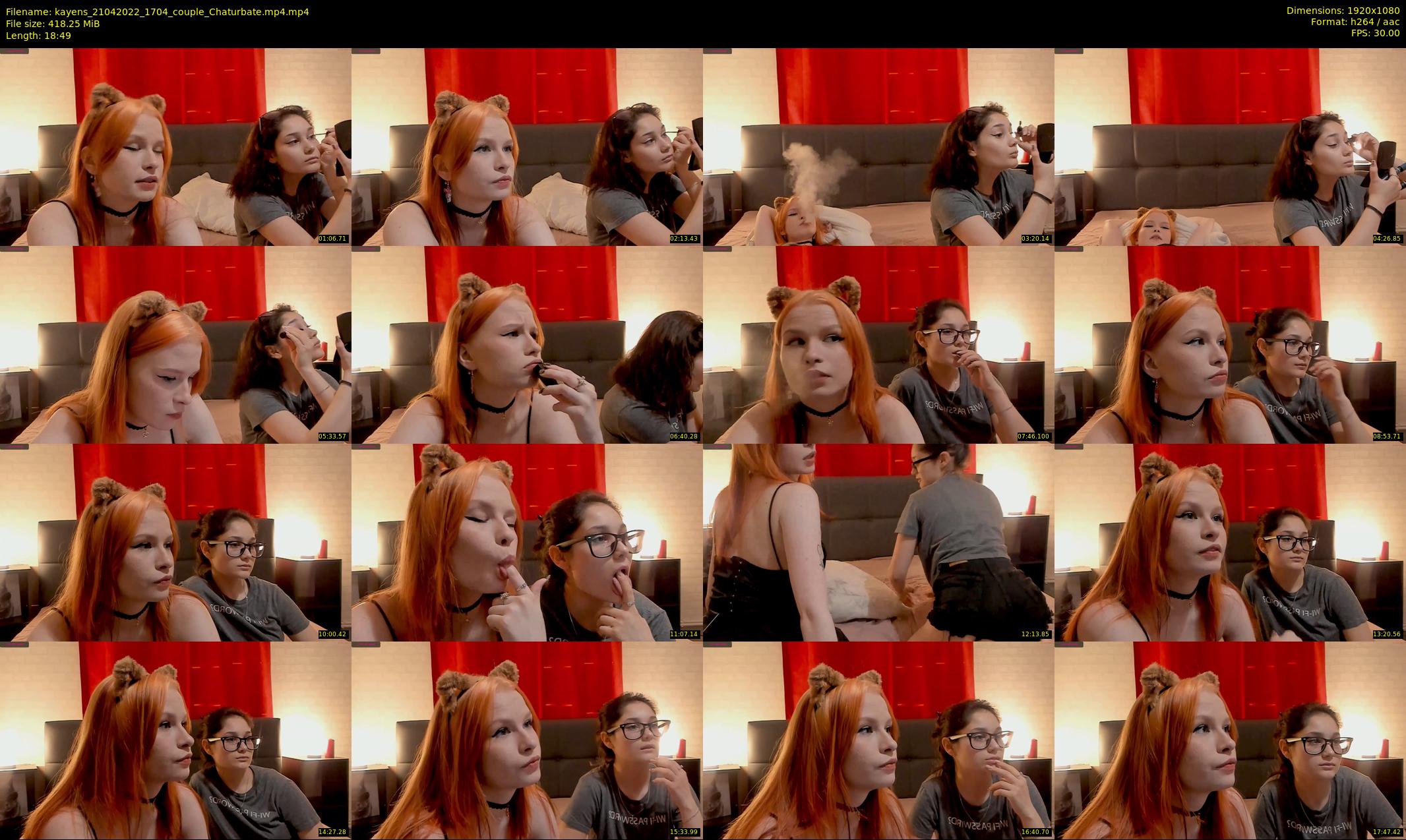 kayens — 19 minute Chaturbate couple cam show recording, 1080p, Apr 21, 2022