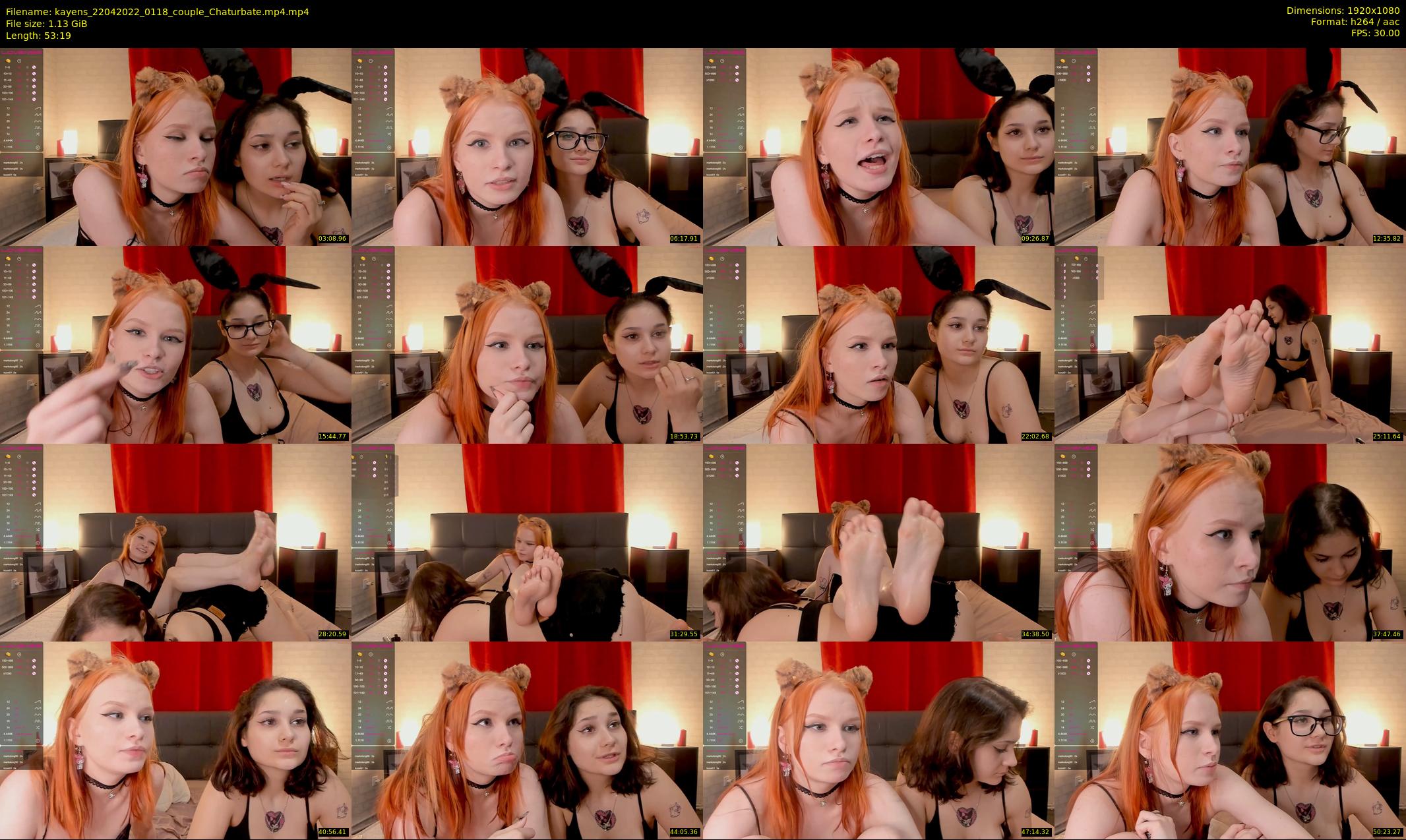 kayens — 54 minute Chaturbate couple cam show recording, 1080p, Apr 22, 2022