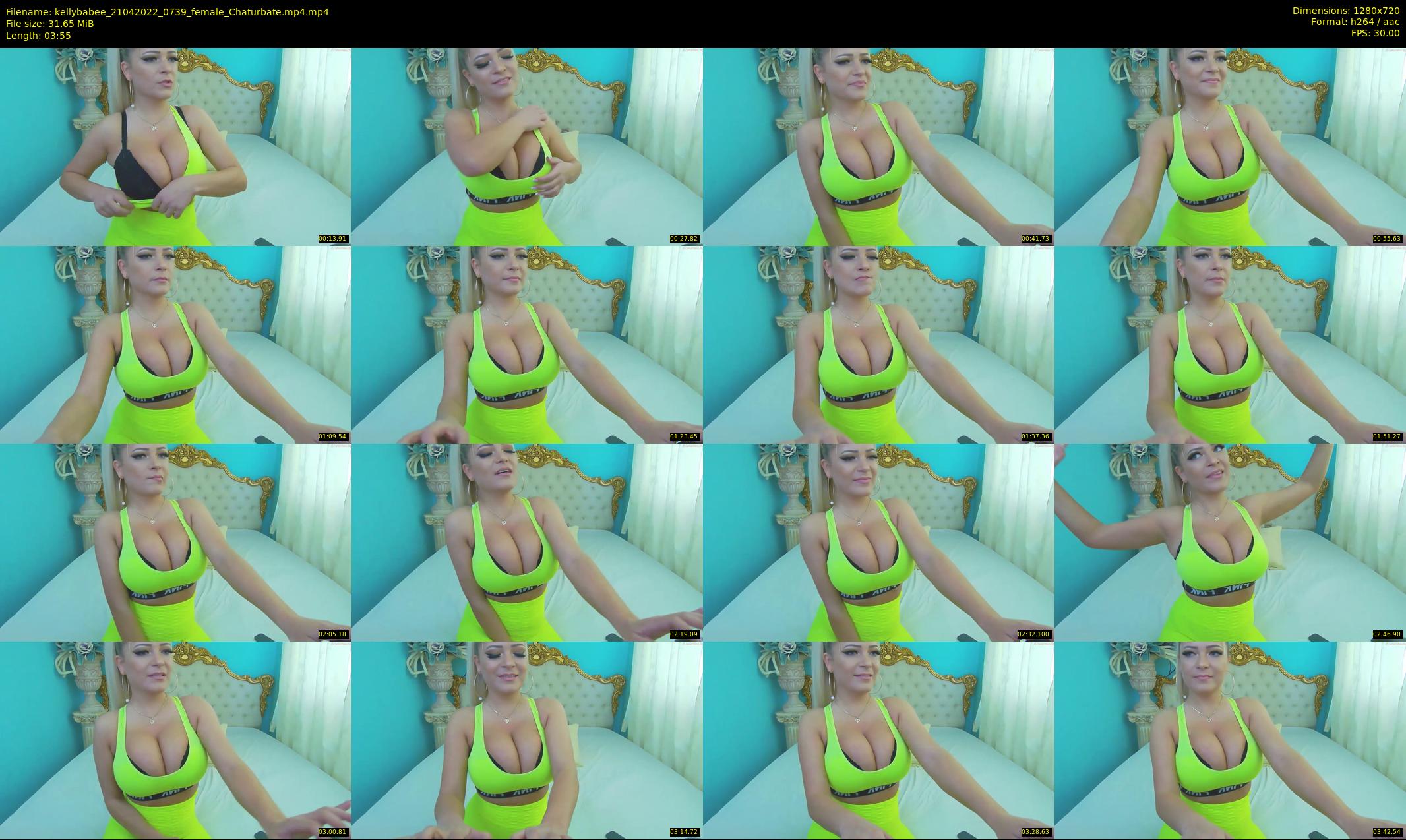 kellybabee — 4 minute Chaturbate female cam show recording, 720p, Apr 21, 2022
