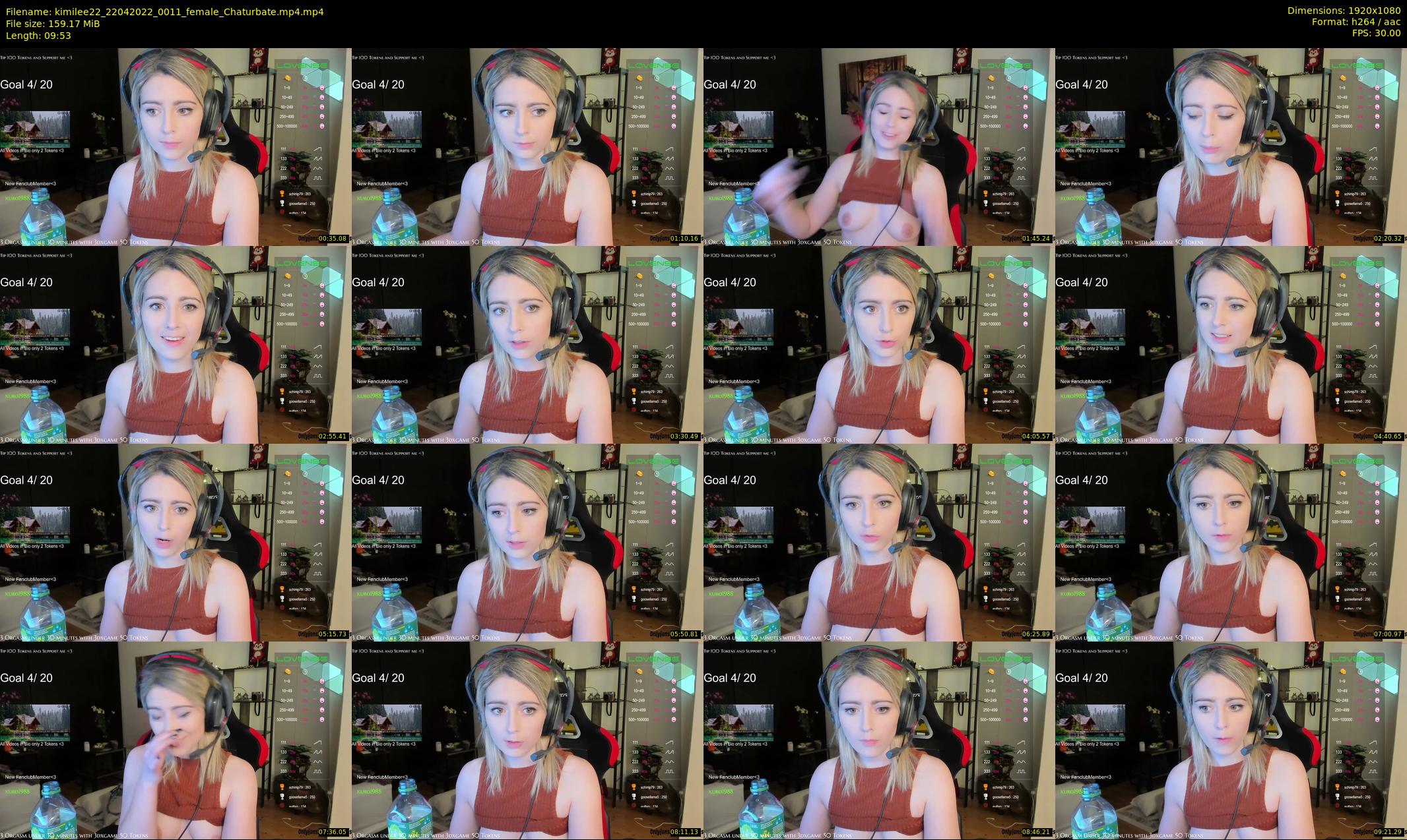 kimilee22 — 10 minute Chaturbate female cam show recording, 1080p, Apr 22, 2022