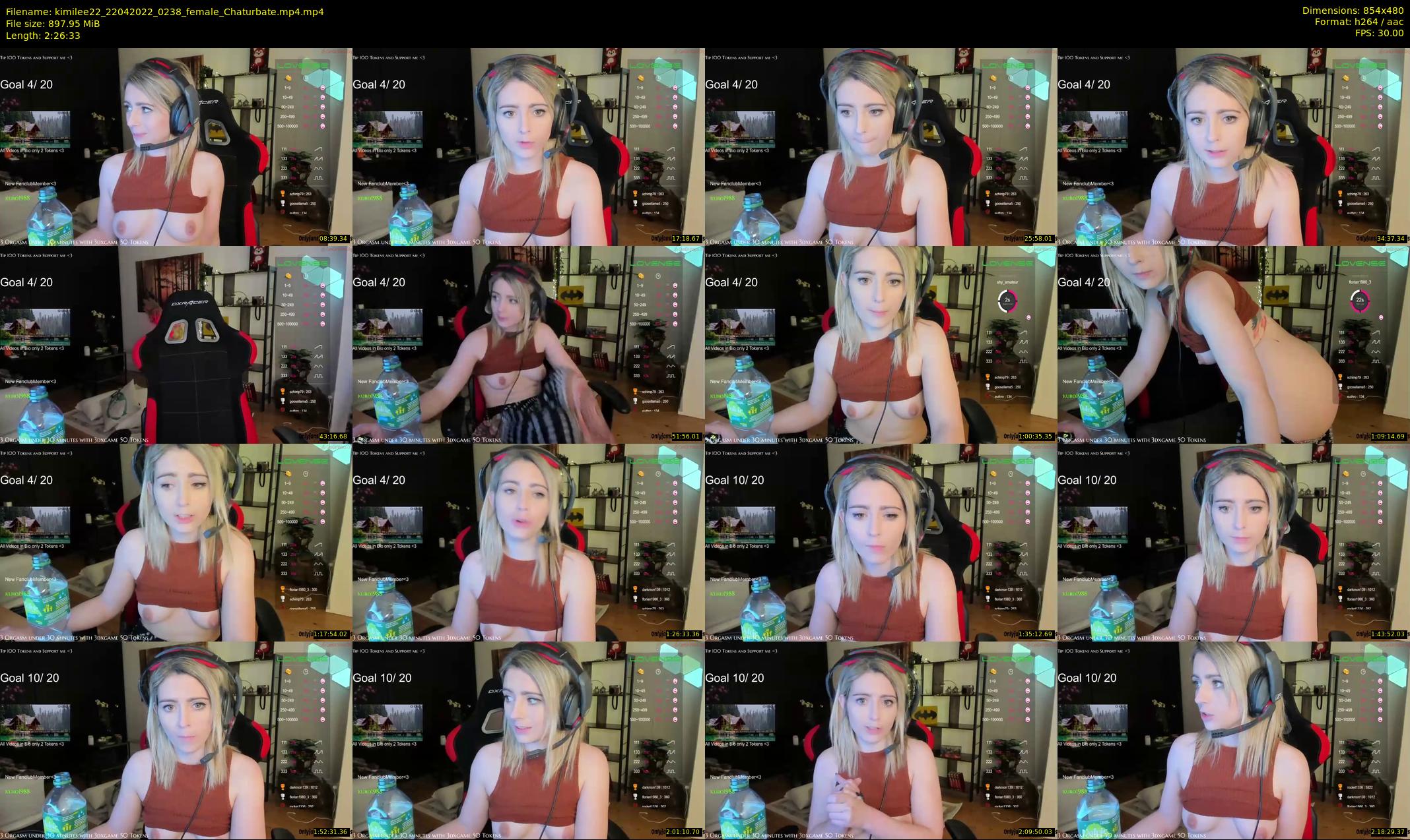 kimilee22 — 147 minute Chaturbate female cam show recording, 480p, Apr 22, 2022