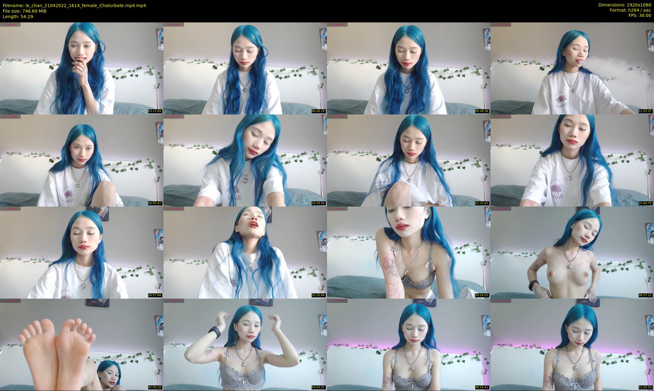 le_chan — 55 minute Chaturbate female cam show recording, 1080p, Apr 21, 2022