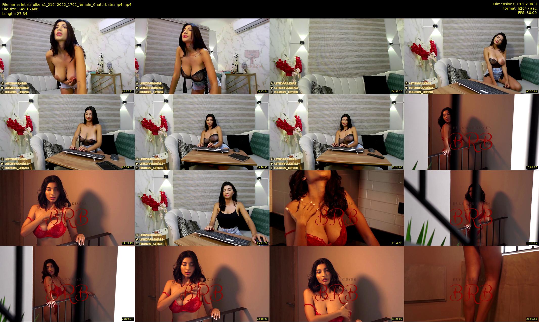 letiziafulkers1 — 28 minute Chaturbate female cam show recording, 1080p, Apr 21, 2022