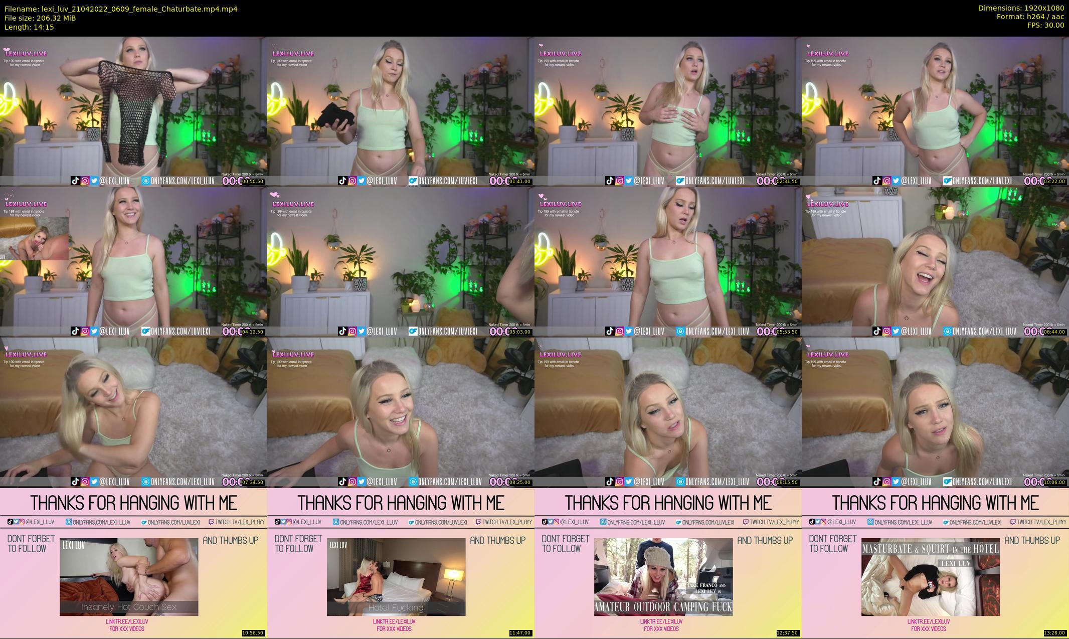 lexi_luv — 15 minute Chaturbate female cam show recording, 1080p, Apr 21, 2022