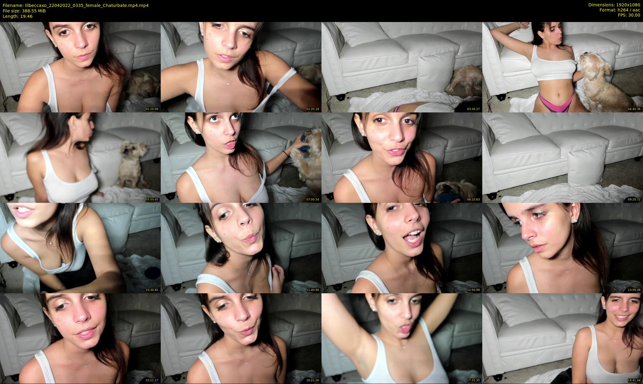 lilbeccaxo — 20 minute Chaturbate female cam show recording, 1080p, Apr 22, 2022