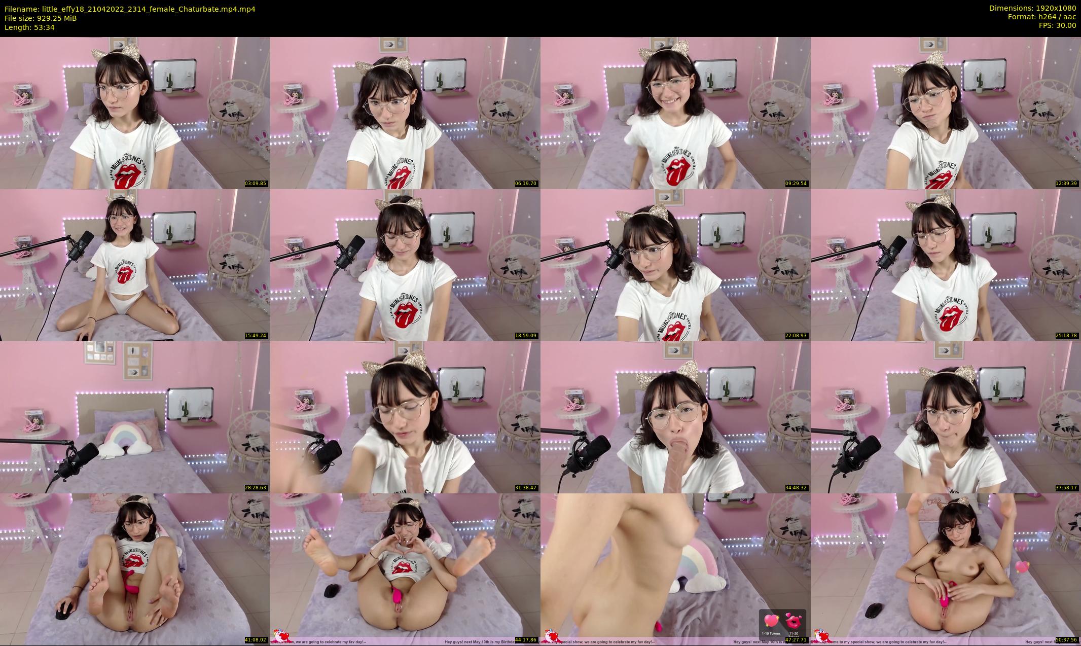 little_effy18 — 54 minute Chaturbate female cam show recording, 1080p, Apr 21, 2022
