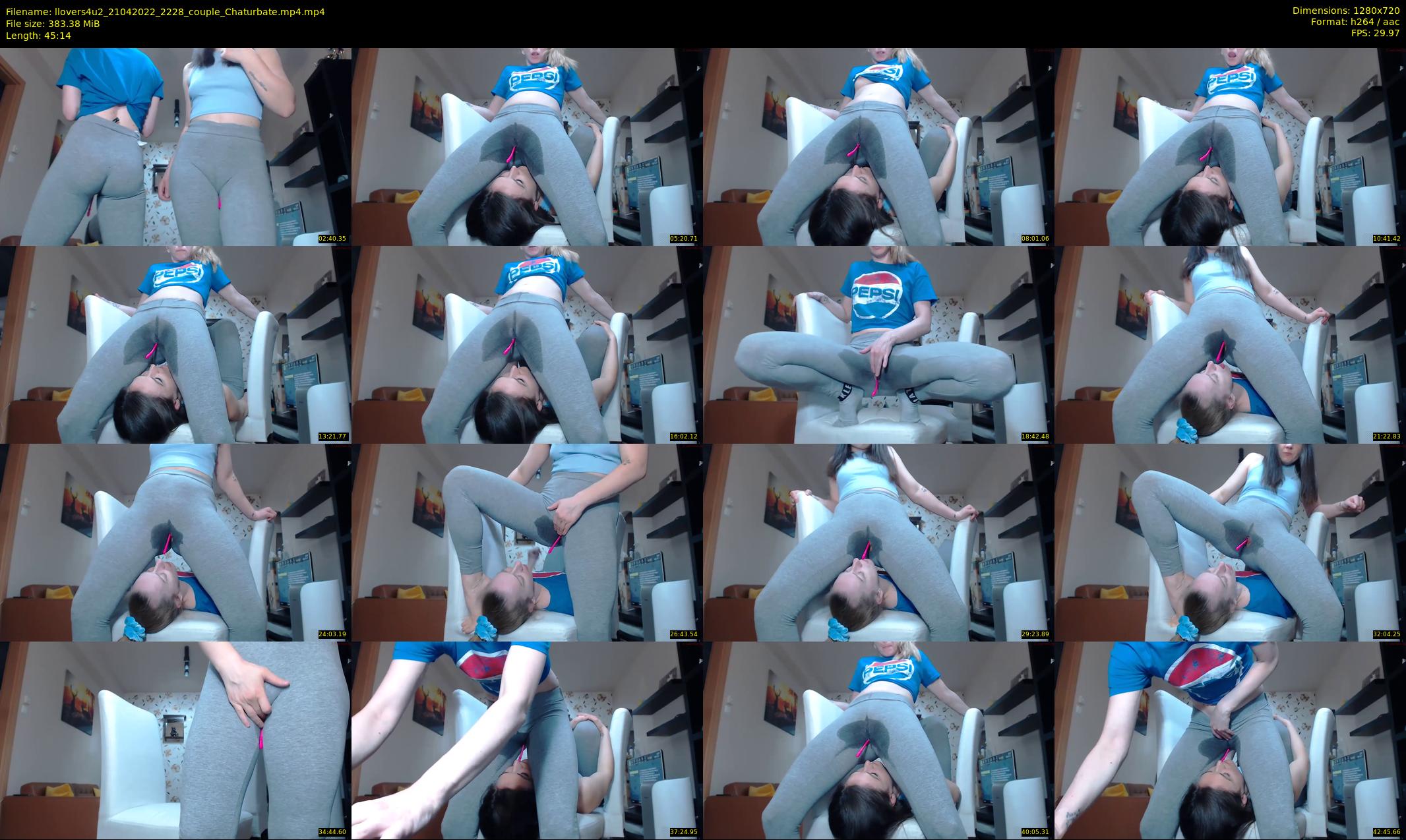 llovers4u2 — 46 minute Chaturbate couple cam show recording, 720p, Apr 21, 2022