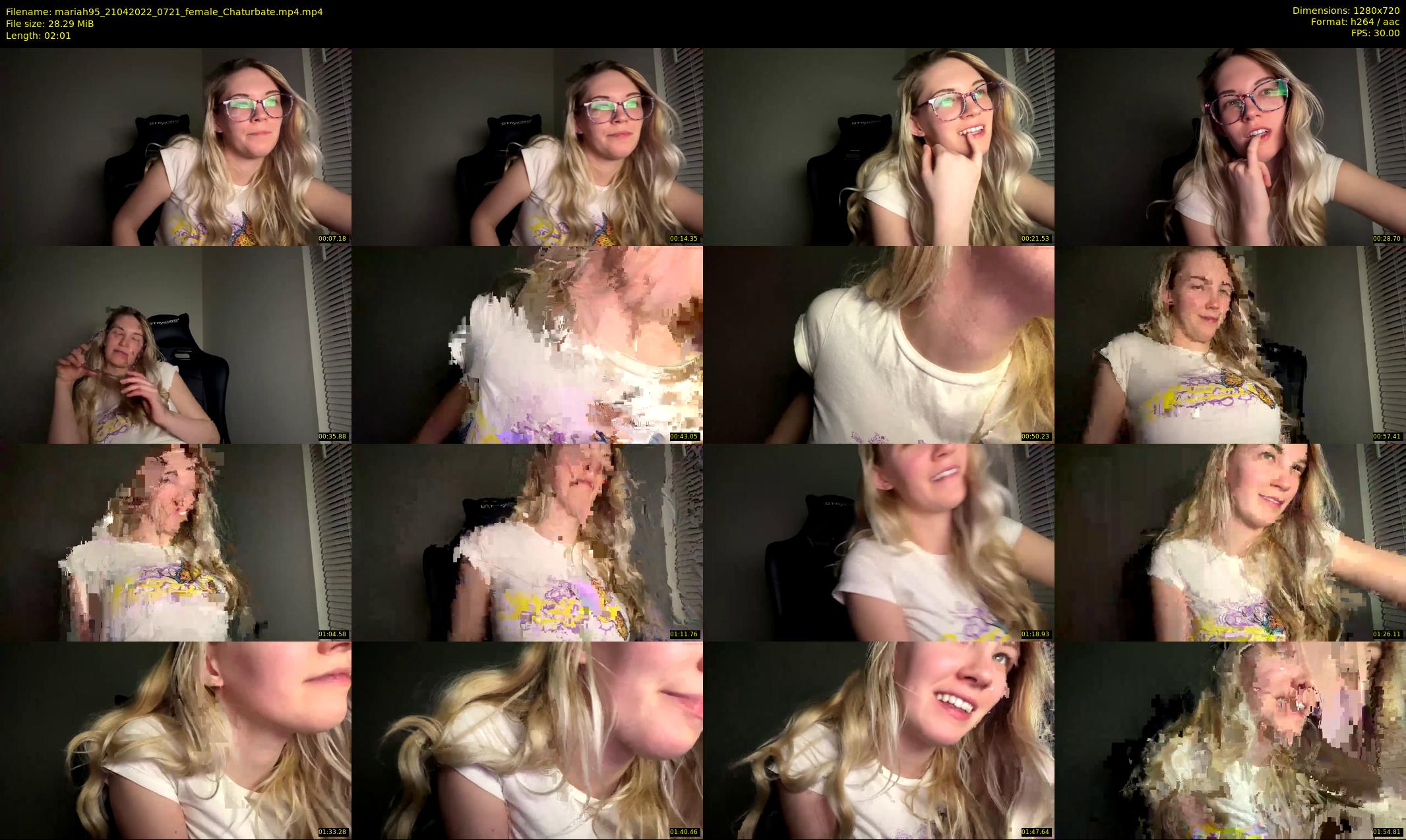 mariah95 — 3 minute Chaturbate female cam show recording, 720p, Apr 21, 2022