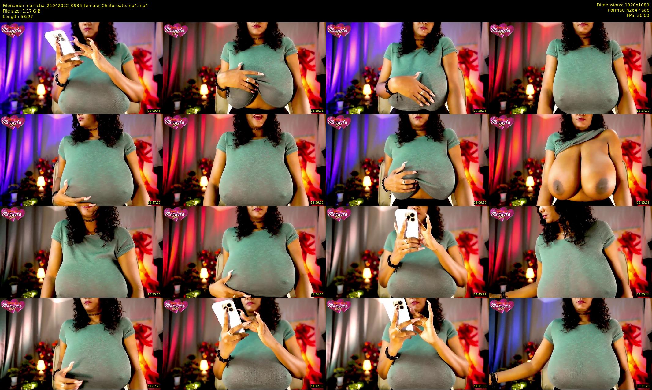 mariicha — 54 minute Chaturbate female cam show recording, 1080p, Apr 21, 2022