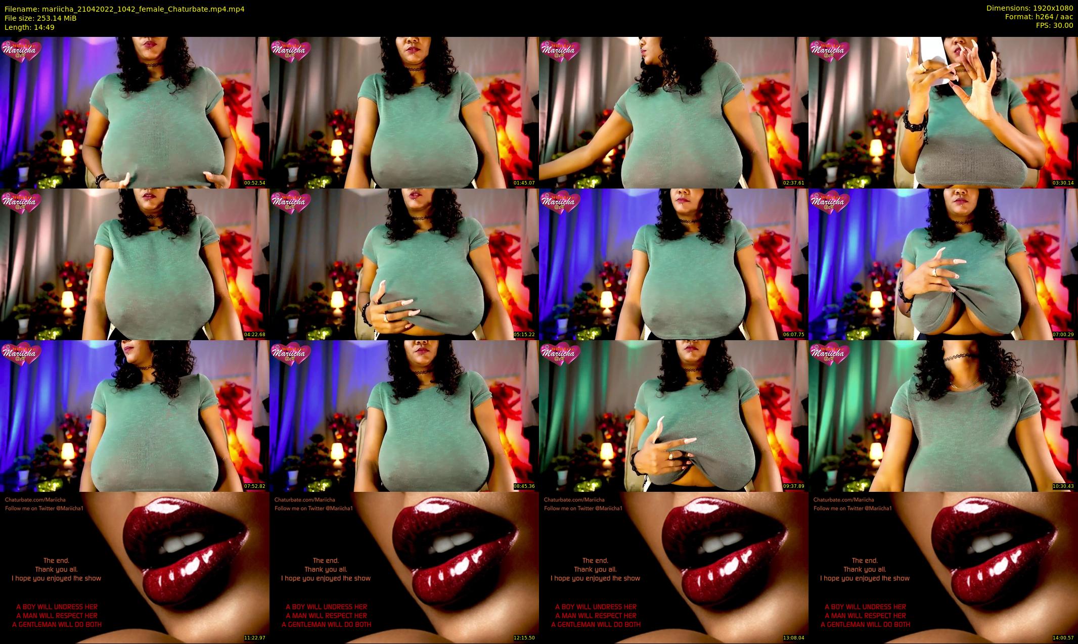 mariicha — 15 minute Chaturbate female cam show recording, 1080p, Apr 21, 2022