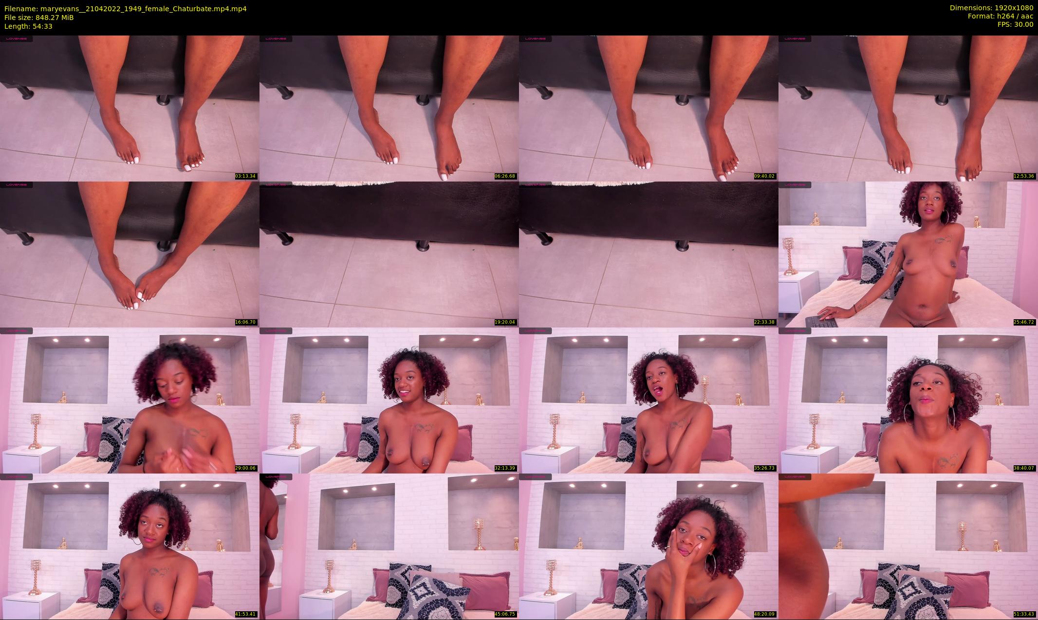 maryevans_ — 55 minute Chaturbate female cam show recording, 1080p, Apr 21, 2022