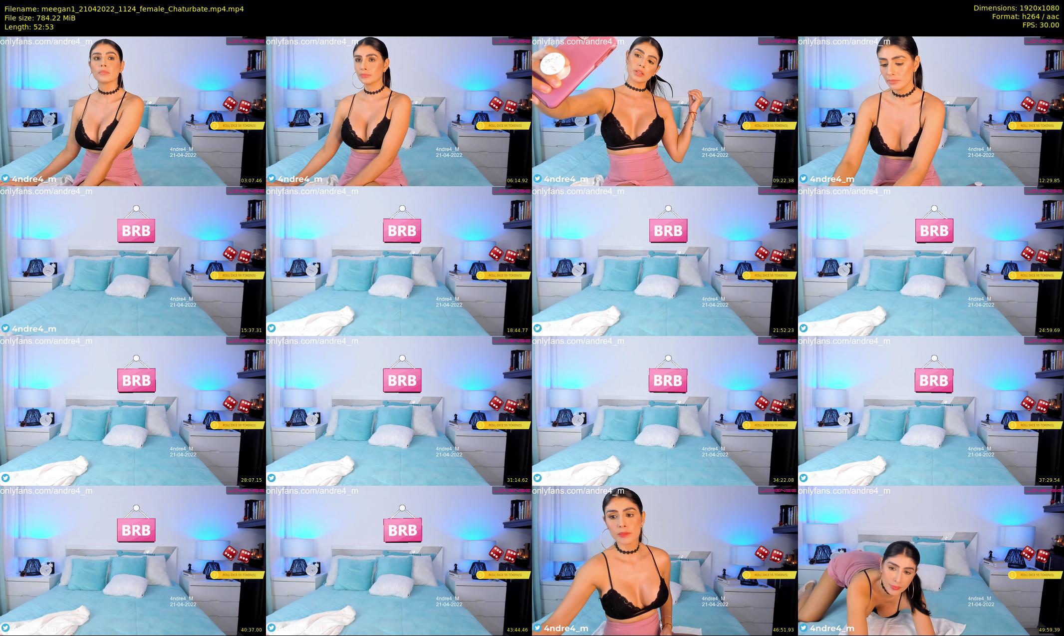 meegan1 — 53 minute Chaturbate female cam show recording, 1080p, Apr 21, 2022