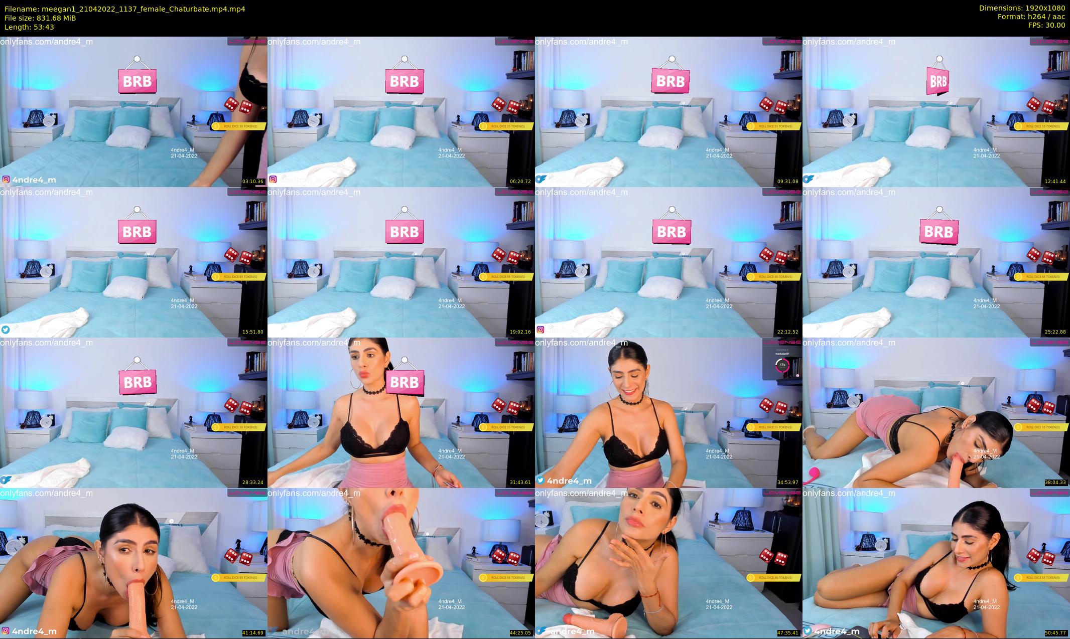meegan1 — 54 minute Chaturbate female cam show recording, 1080p, Apr 21, 2022