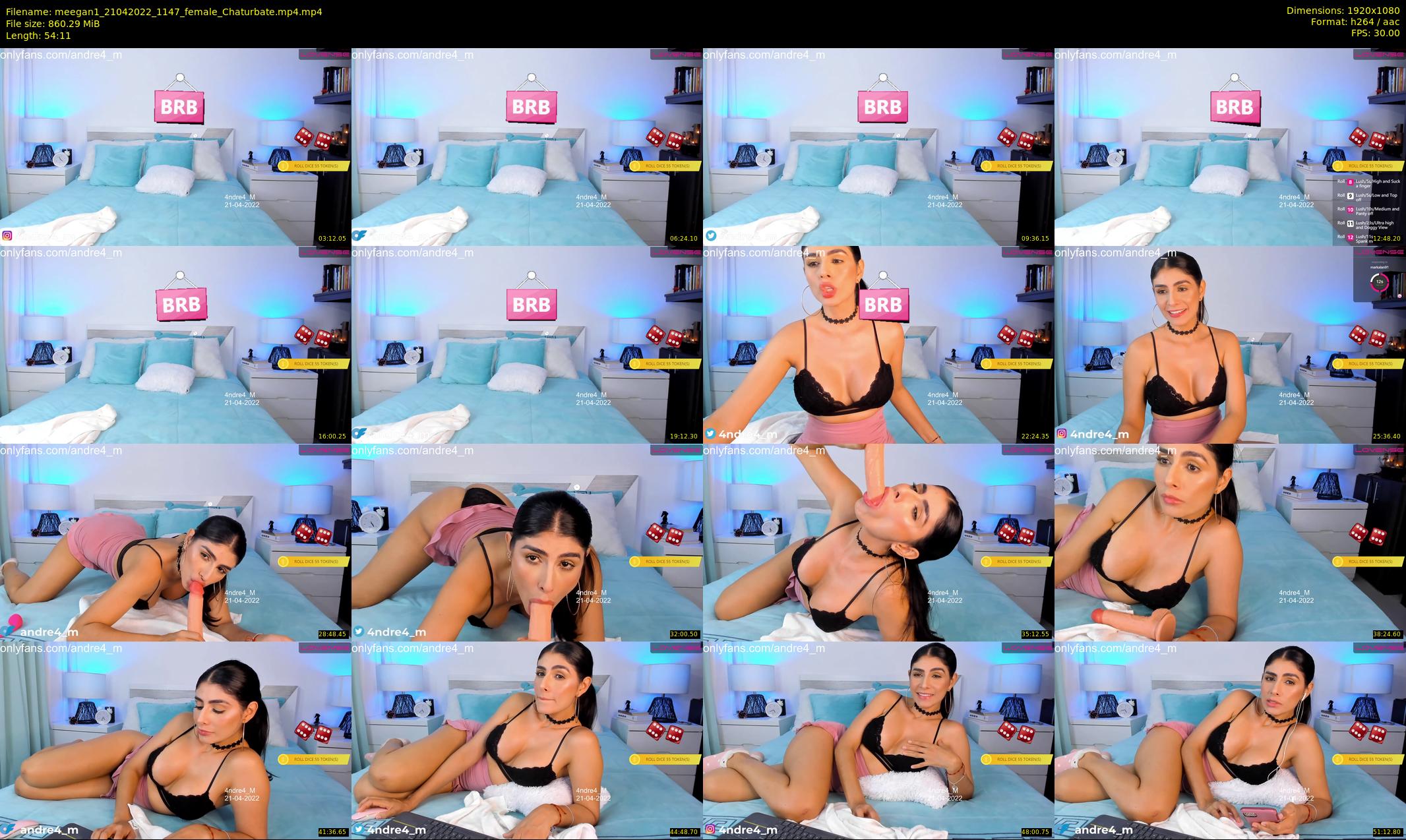 meegan1 — 55 minute Chaturbate female cam show recording, 1080p, Apr 21, 2022