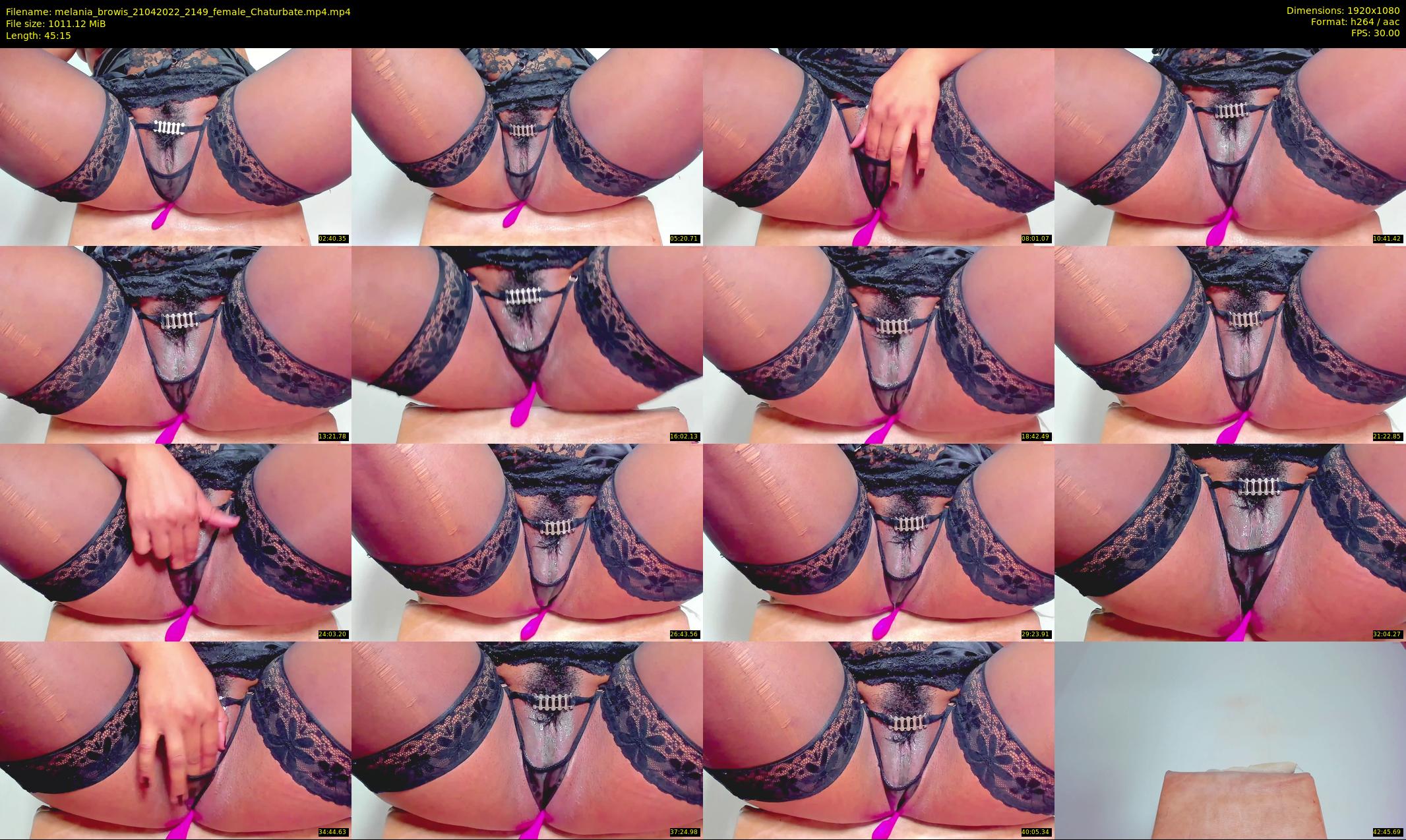 melania_browis — 46 minute Chaturbate female cam show recording, 1080p, Apr 21, 2022
