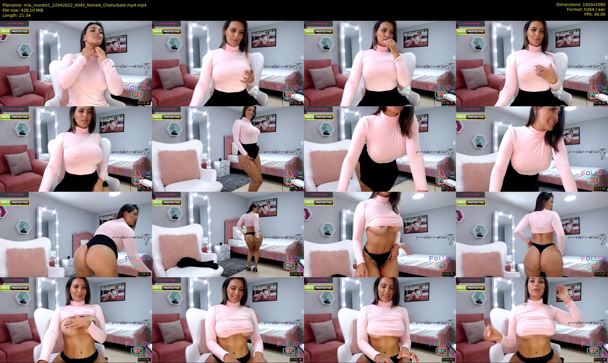 mia_moretz1 — 22 minute Chaturbate female cam show recording, 1080p, Apr 22, 2022