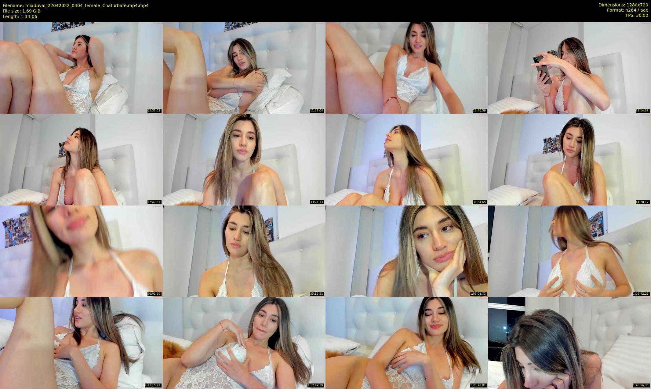 miaduval — 95 minute Chaturbate female cam show recording, 720p, Apr 22, 2022