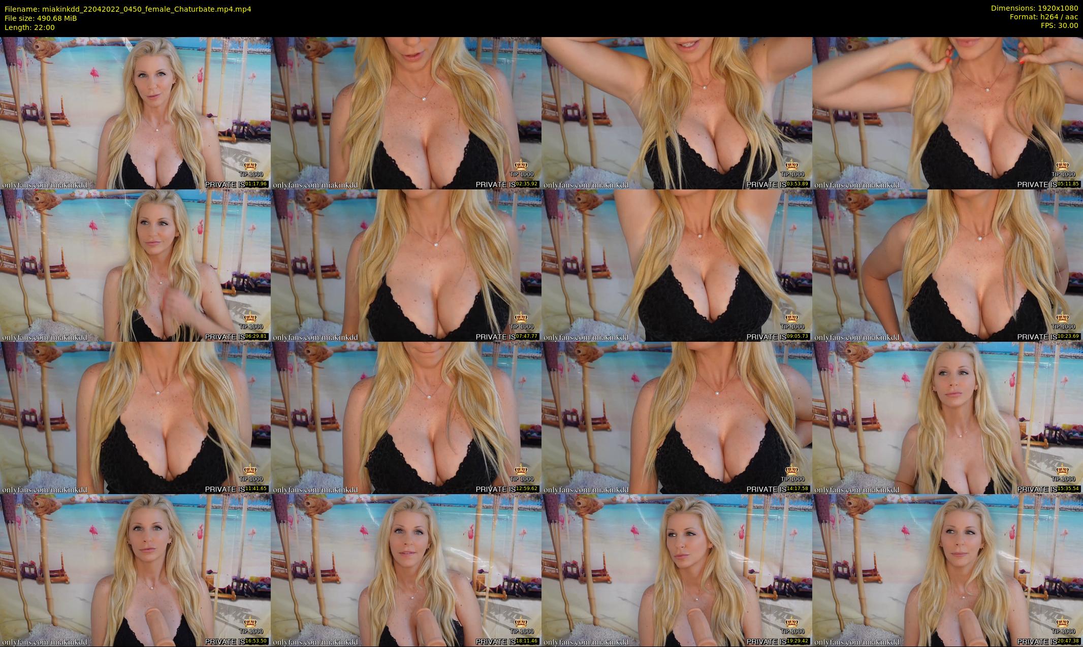 miakinkdd — 22 minute Chaturbate female cam show recording, 1080p, Apr 22, 2022