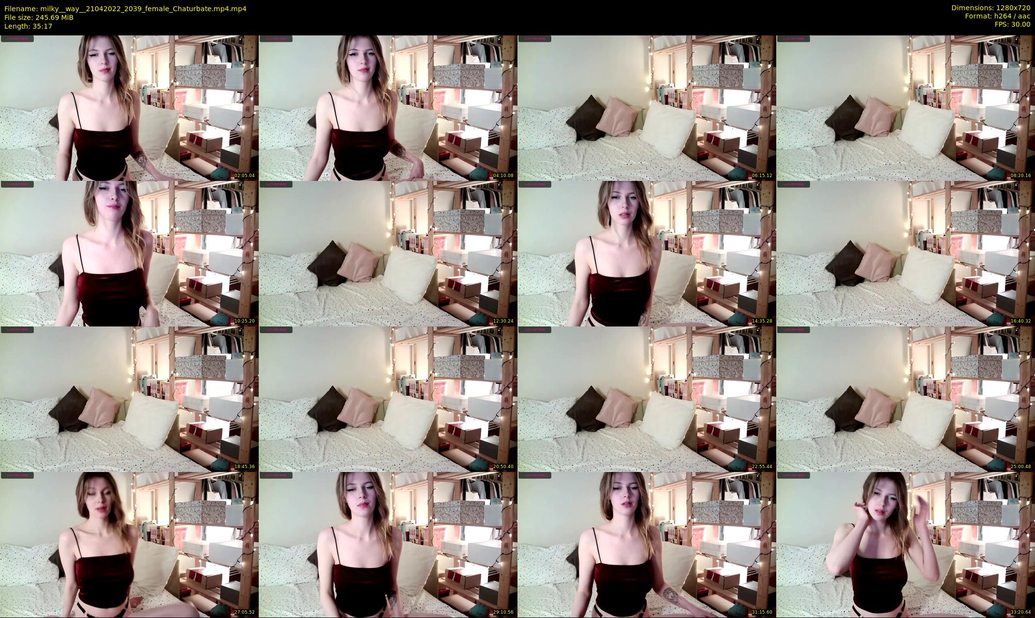 milky__way_ — 36 minute Chaturbate female cam show recording, 720p, Apr 21, 2022