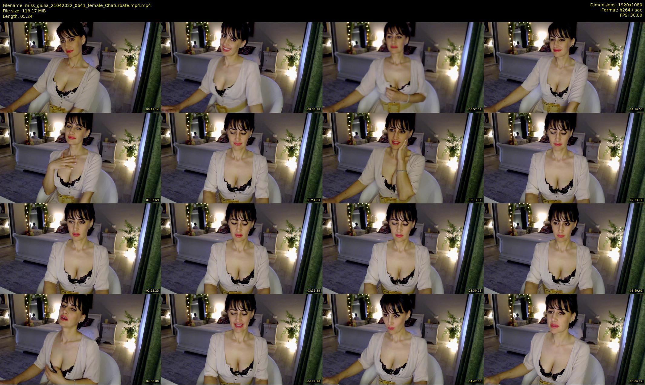 miss_giulia — 6 minute Chaturbate female cam show recording, 1080p, Apr 21, 2022