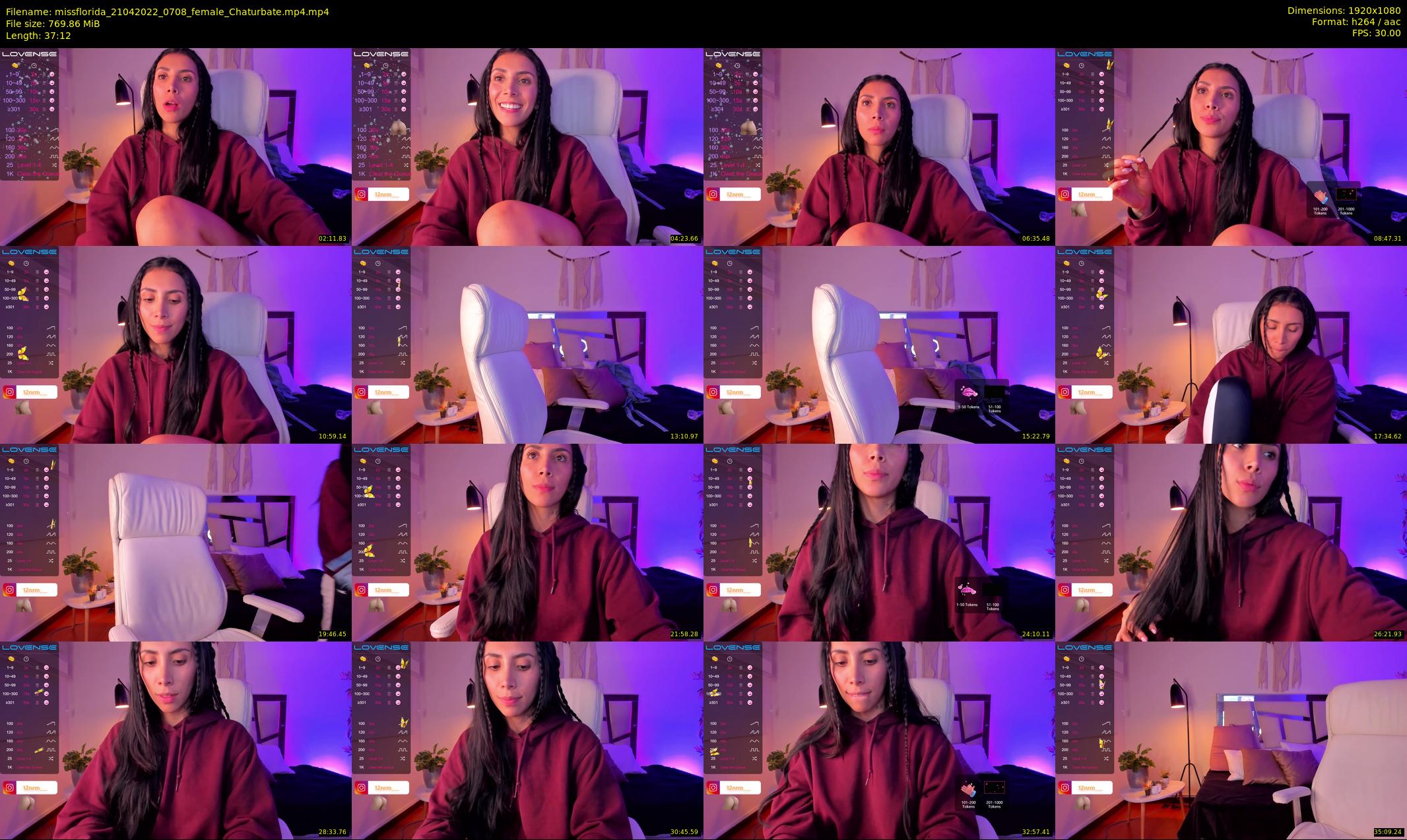 missflorida — 38 minute Chaturbate female cam show recording, 1080p, Apr 21, 2022
