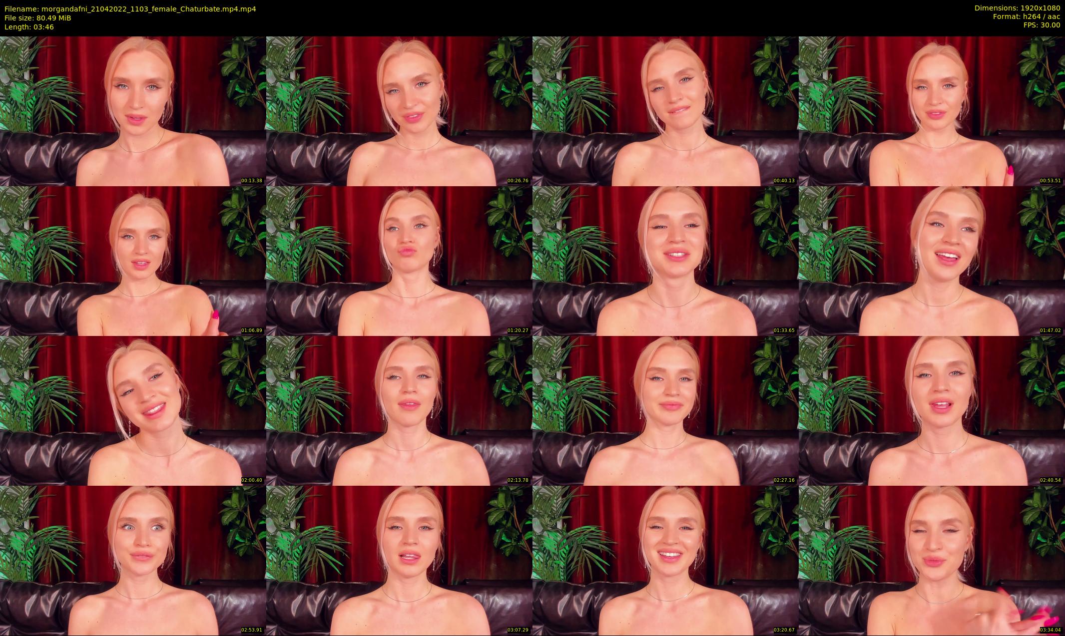 morgandafni — 4 minute Chaturbate couple cam show recording, 1080p, Apr 21, 2022