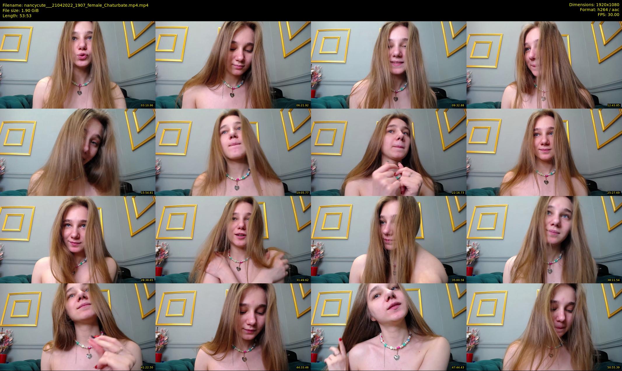 nancycute__ — 54 minute Chaturbate female cam show recording, 1080p, Apr 21, 2022