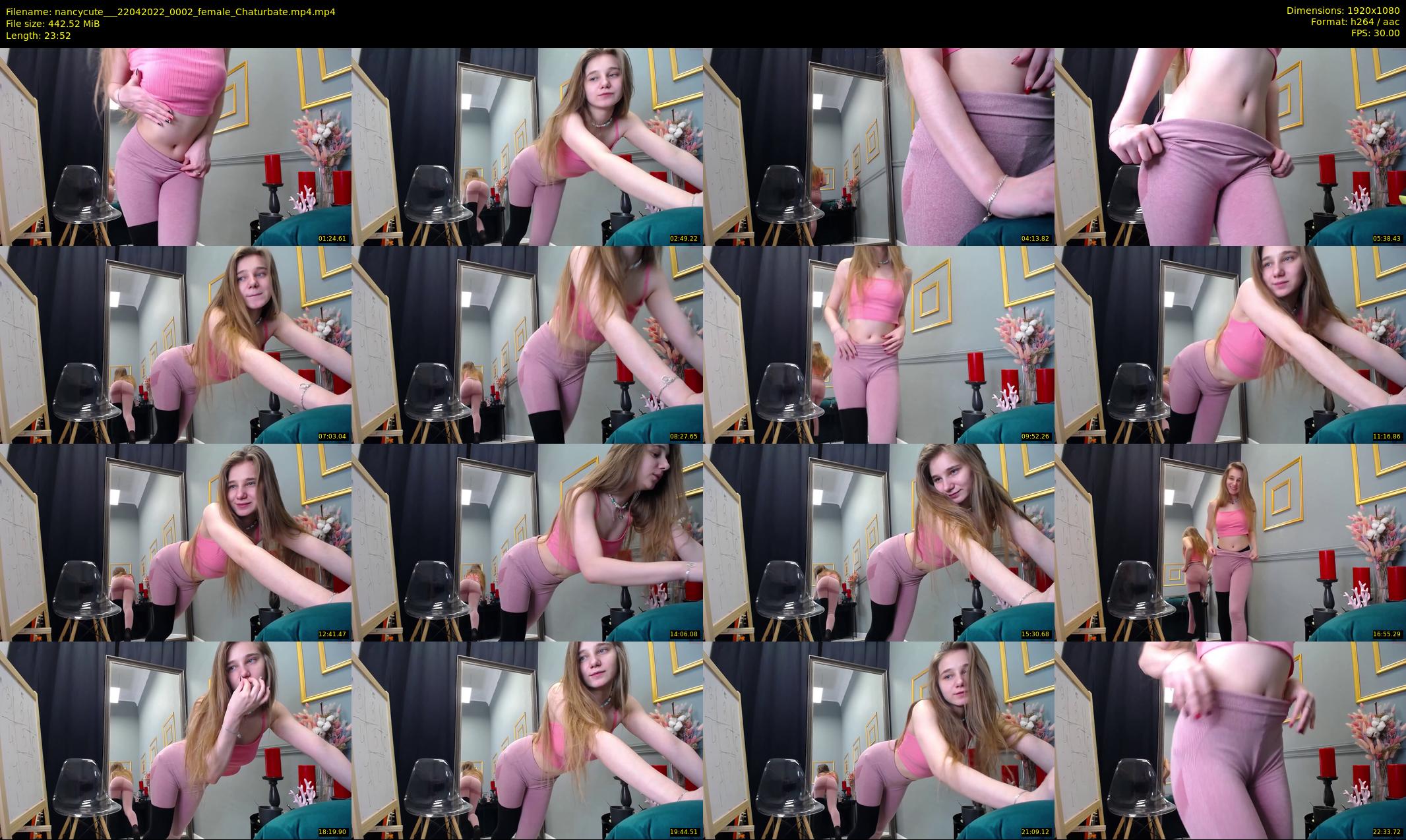 nancycute__ — 24 minute Chaturbate female cam show recording, 1080p, Apr 22, 2022