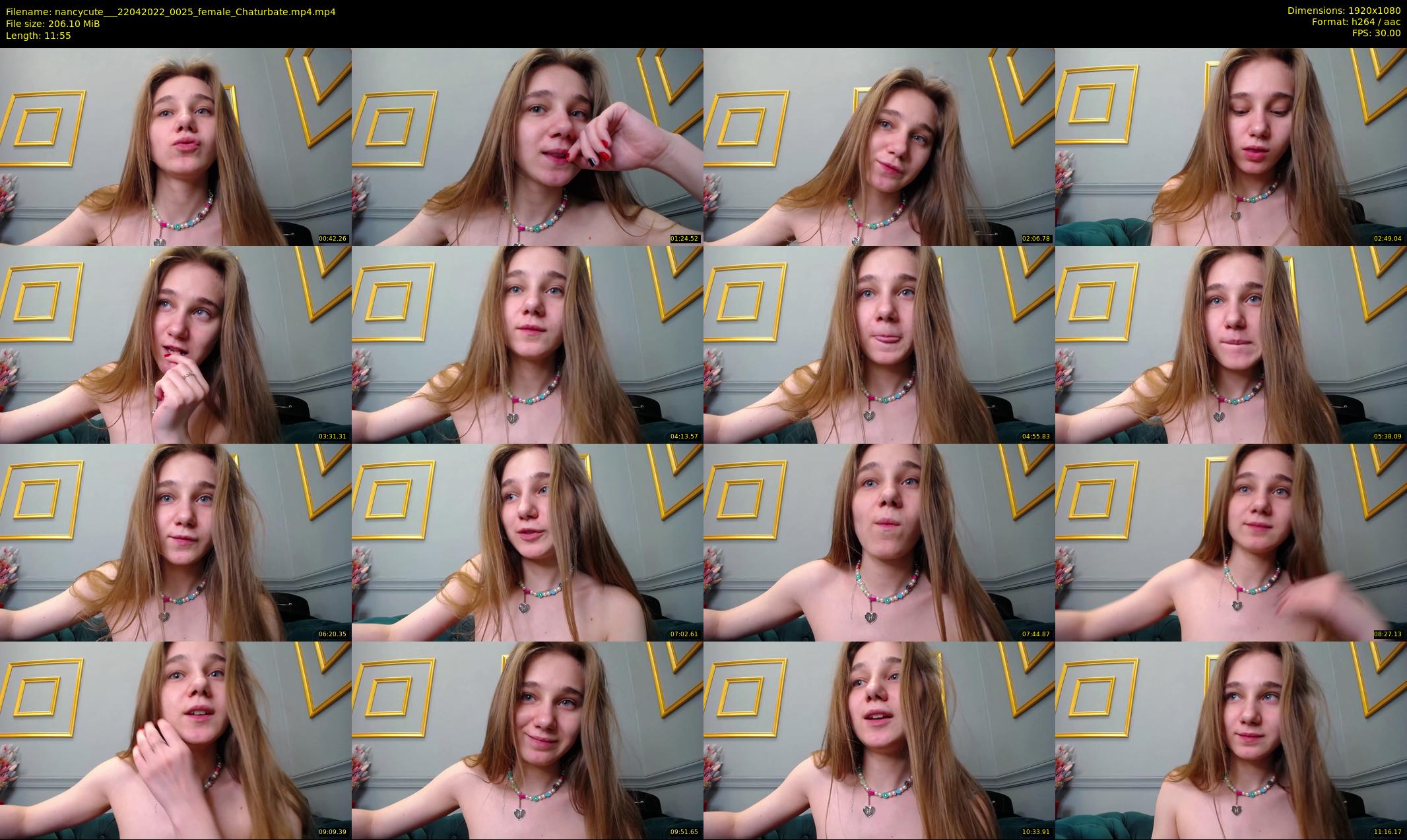 nancycute__ — 12 minute Chaturbate female cam show recording, 1080p, Apr 22, 2022