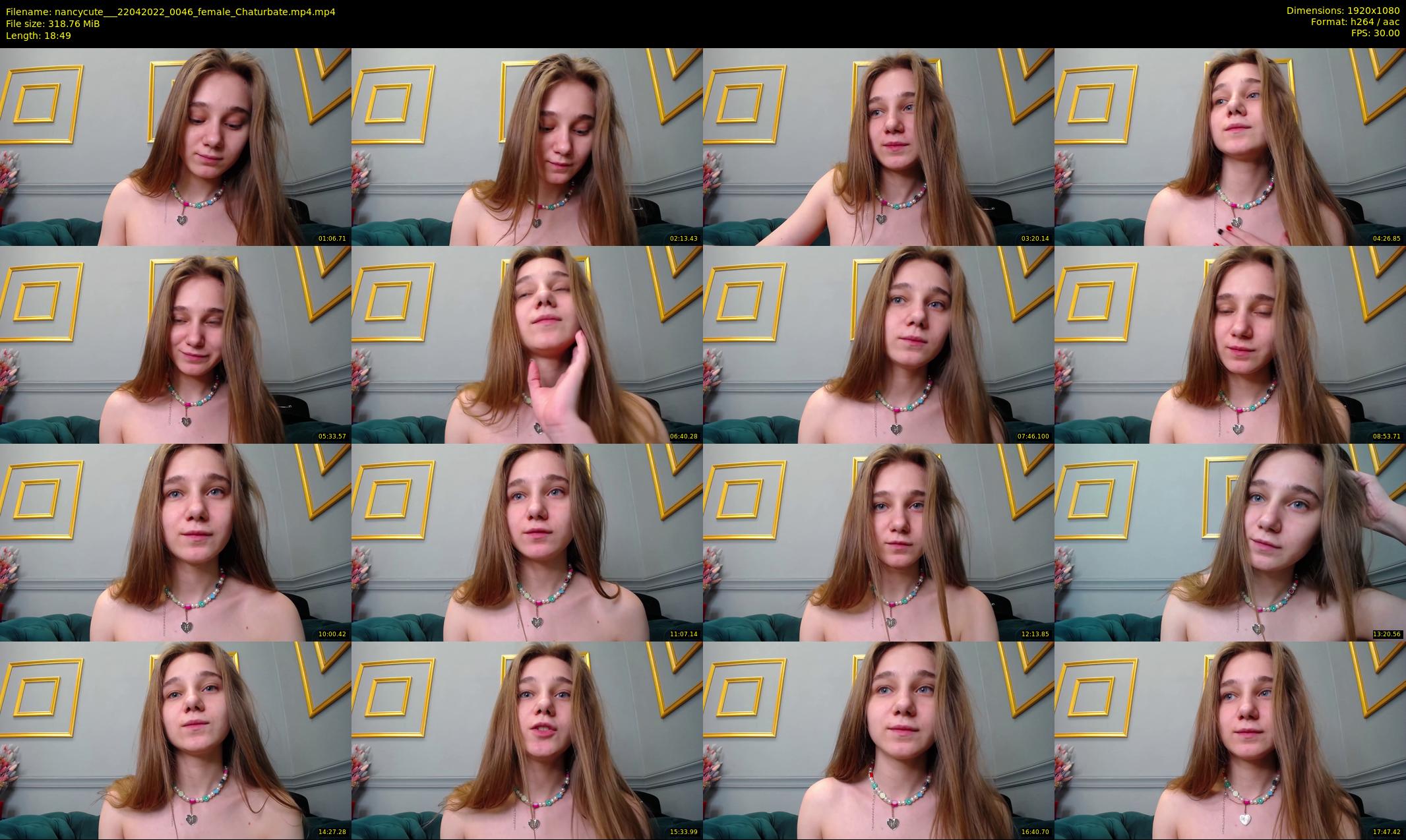 nancycute__ — 19 minute Chaturbate female cam show recording, 1080p, Apr 22, 2022